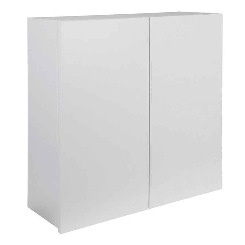Stabilo Sanitär Waschbeckenunterschrank Hängeschrank "Anna" in weiß für Badezimmer 60x60x20cm Flügeltüren