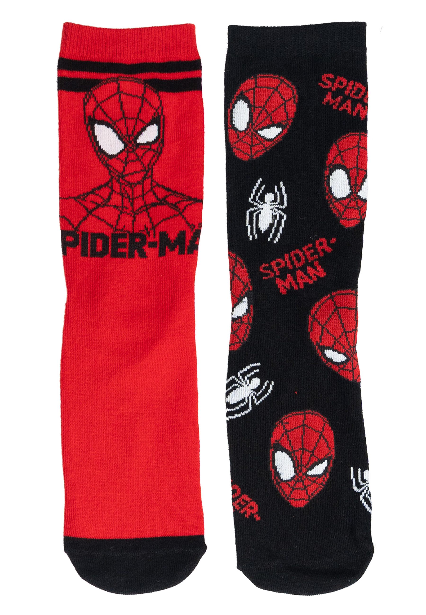 United Labels® Socken Marvel Spiderman Socken Sneaker Strümpfe (5er Pack) 40-45