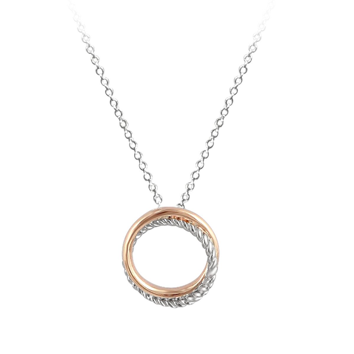 ALEXANDER YORK Kette mit Anhänger ENDLESS in Rosé, 2-tlg., 925 Sterling Sil günstig online kaufen
