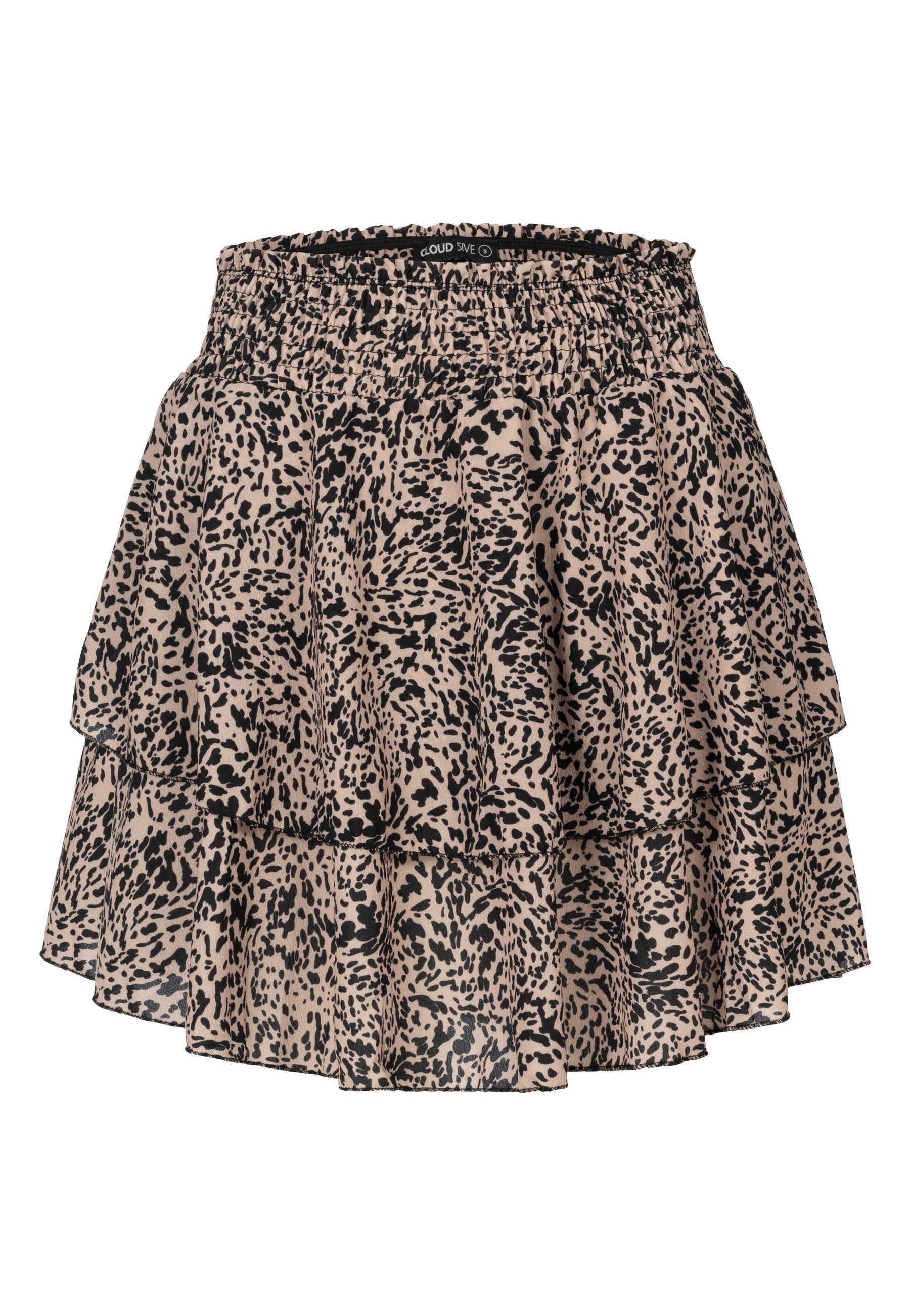 CLOUD 5IVE Sommerrock CLOUD 5IVE Tiered Mini Skirt (1-tlg) günstig online kaufen