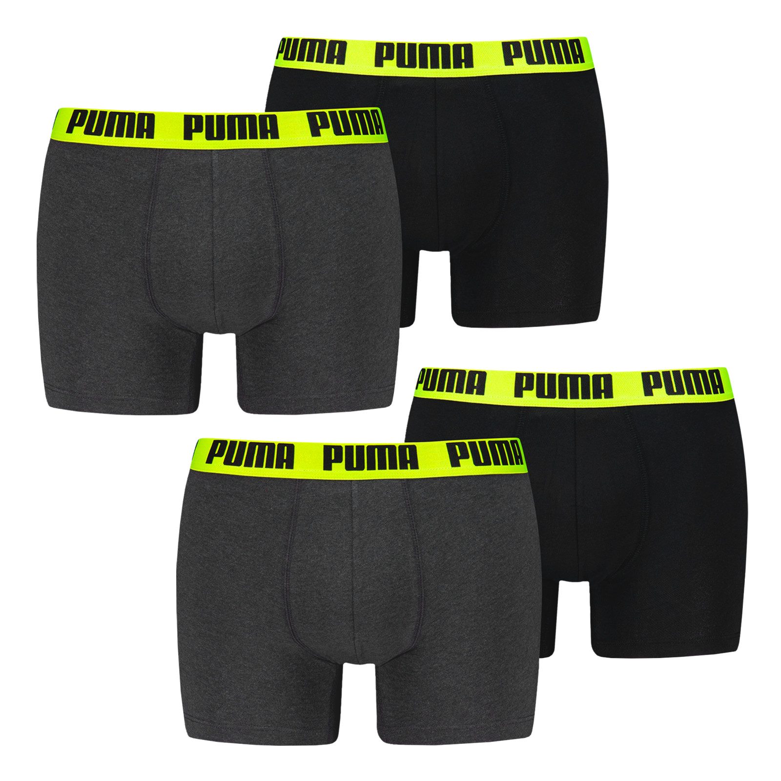 PUMA Boxer Comfort Stretch (4-St) mit umlaufendem PUMA-Schriftzug