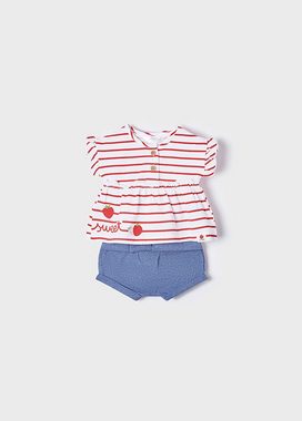 Mayoral Shirt & Shorts Mayoral Set Erdbeere 4-teilig T-Shirts & Shorts (162384)
