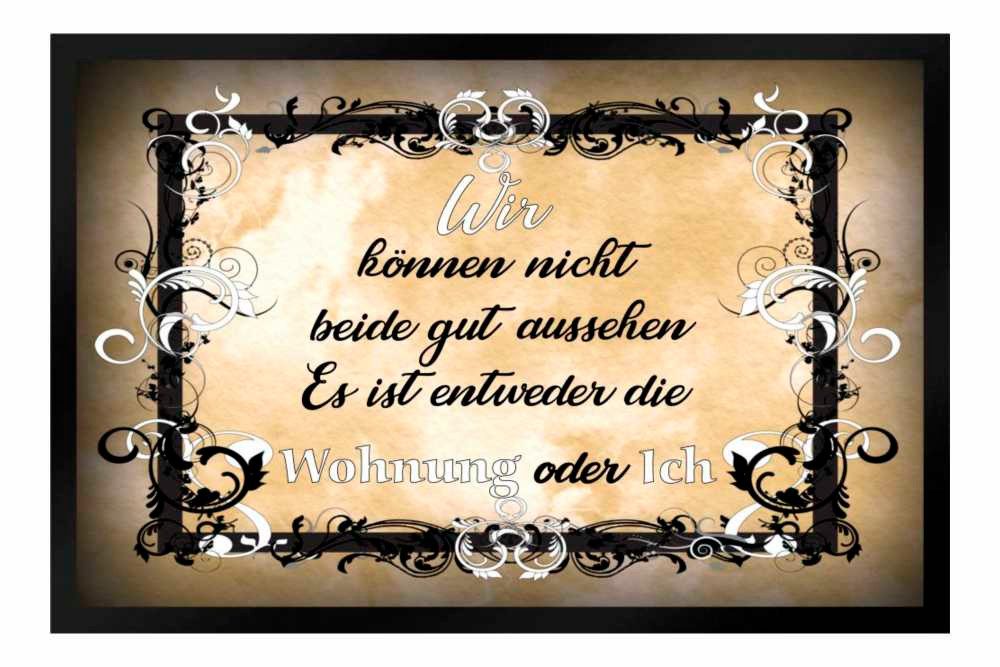 Fußmatte Schmutzfangmatte Gut aussehen Wohnung ich F666