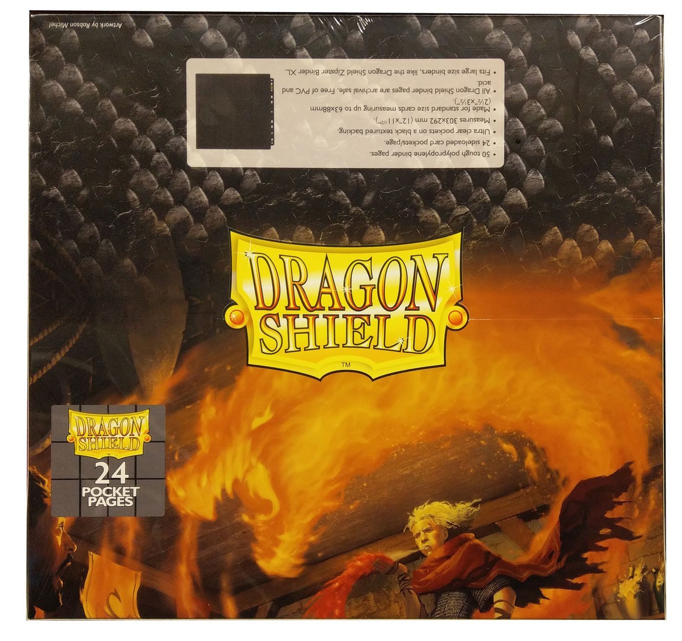 Arcane Tinmen Sammelkarte Dragon Shield 24-Pocket Pages (50 Stück) #10304