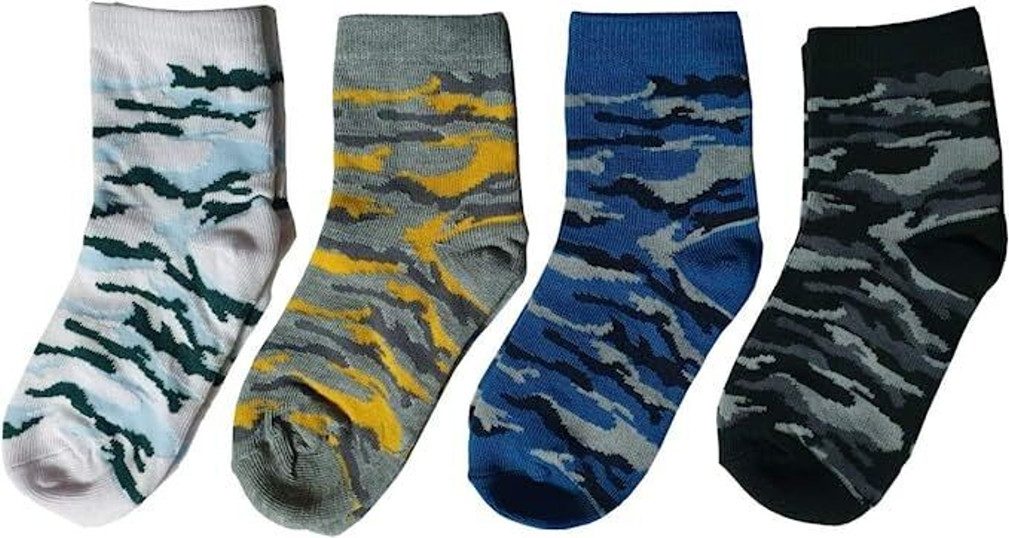 Fashion Boy Kurzsocken Socken Strümpfe 12 Paar Kids Socks Kinder Sneaker SM-0317a (12er Pack)