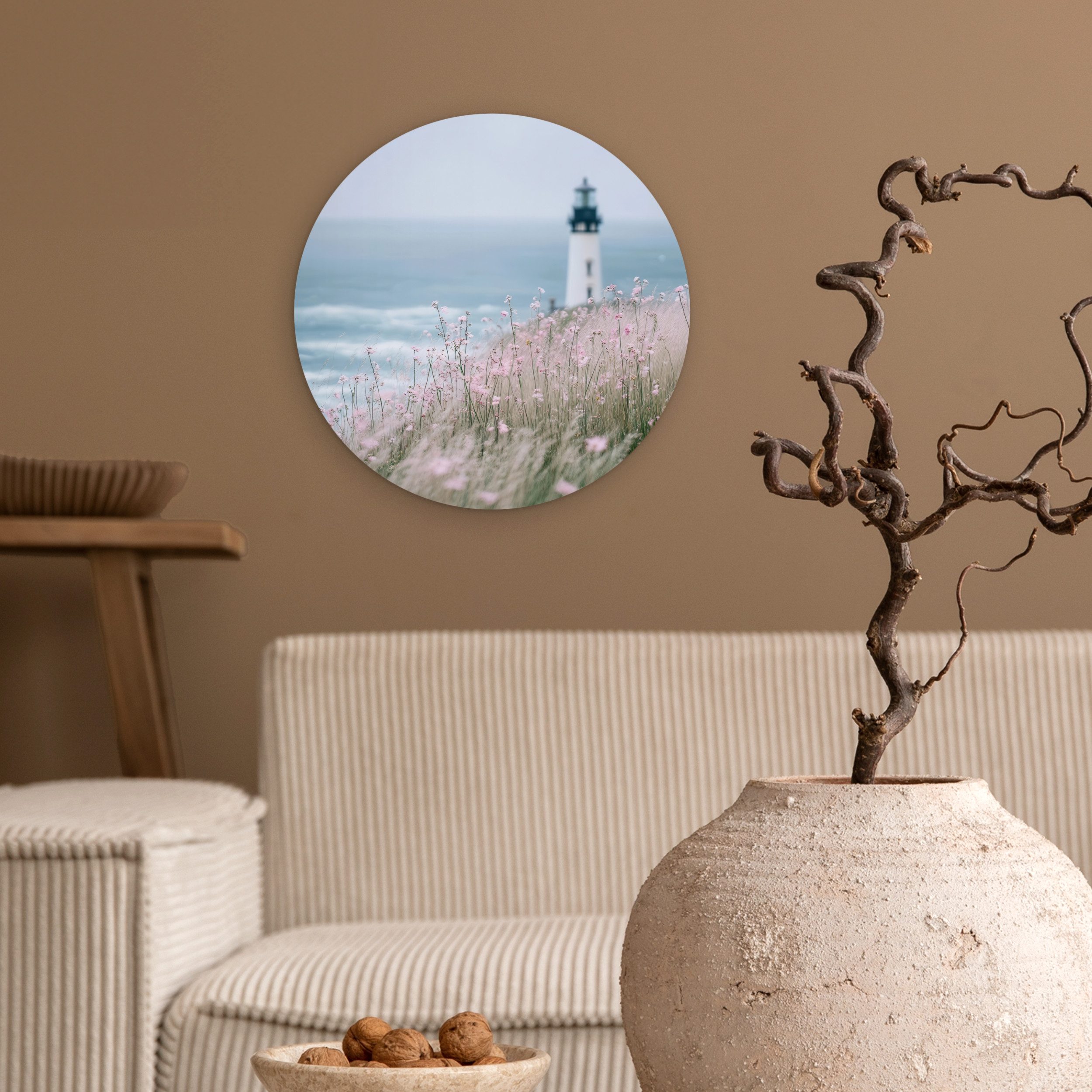 MuchoWow Gemälde Leuchtturm - Klippe - günstig online kaufen