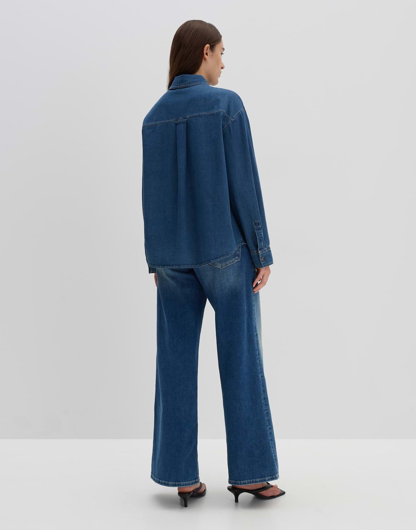 someday Langarmbluse ZADDISON Regular aus Denim
