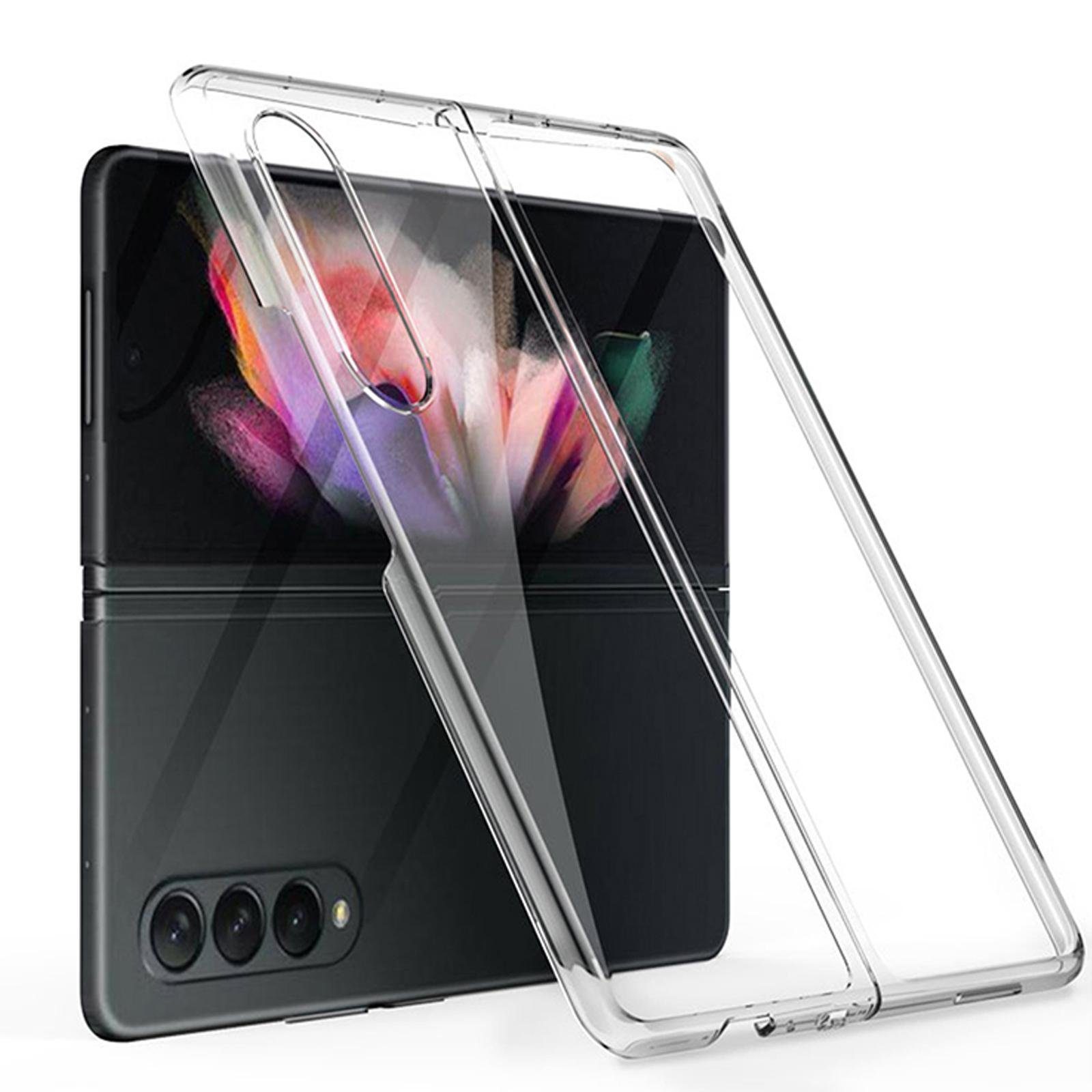 Numerva Handyhülle Hülle Shell Case für Samsung Galaxy Z Fold 3, Transparente Hülle Bumper Case Cover