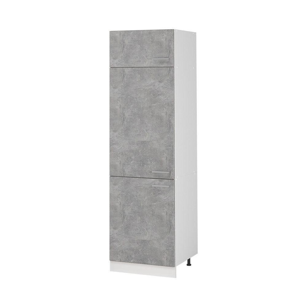 Vicco Hochschrank R-Line, Beton/Weiß, 60 cm (1-St)