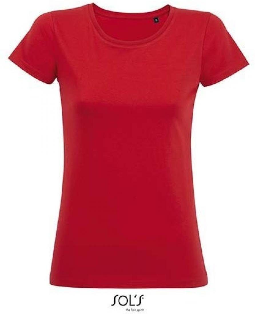 SOLS Rundhalsshirt Damen Short Sleeved T-Shirt Milo