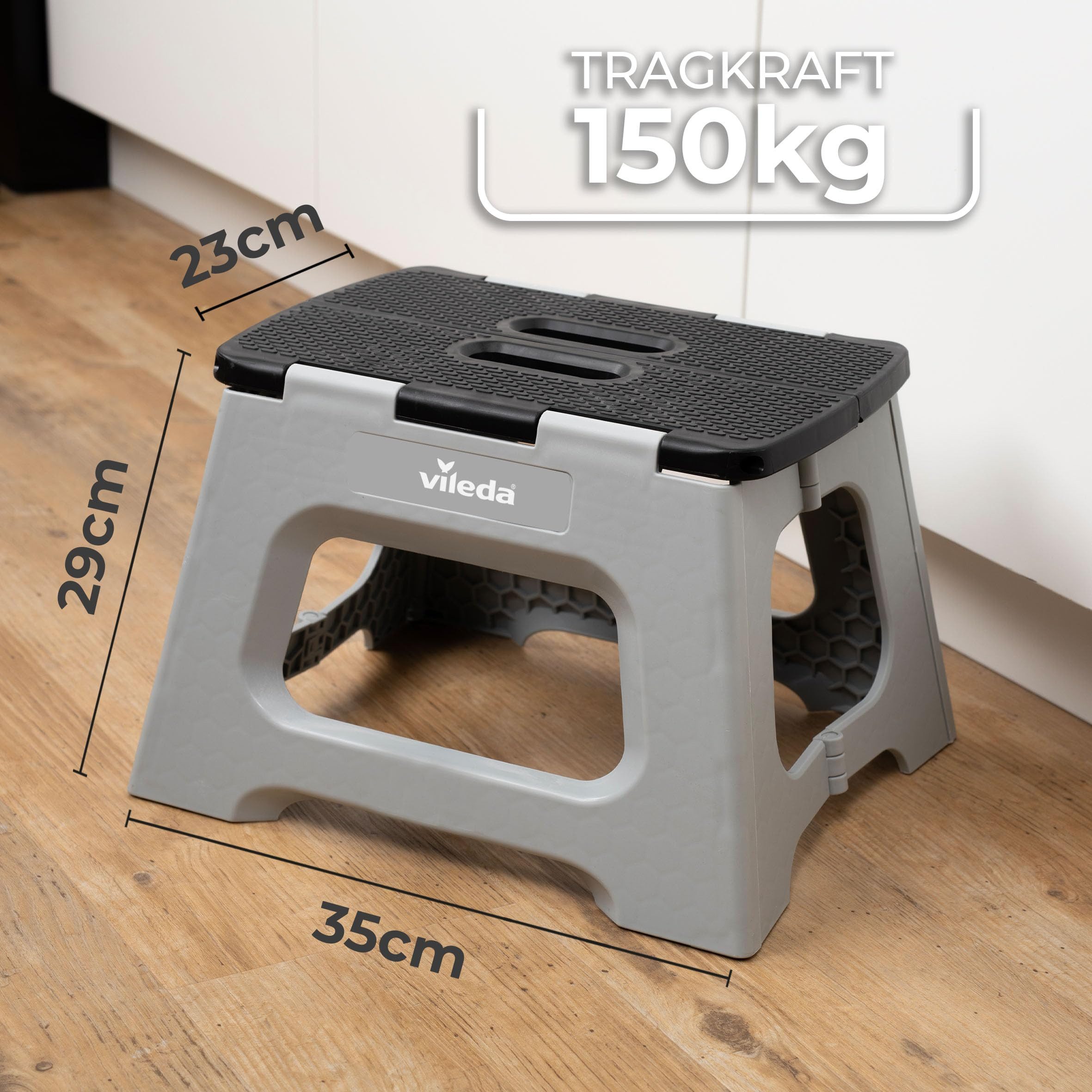 Vileda Tritthocker Tritthocker Faltbar 23cm - für Erwachsene & Kinder (Set, günstig online kaufen