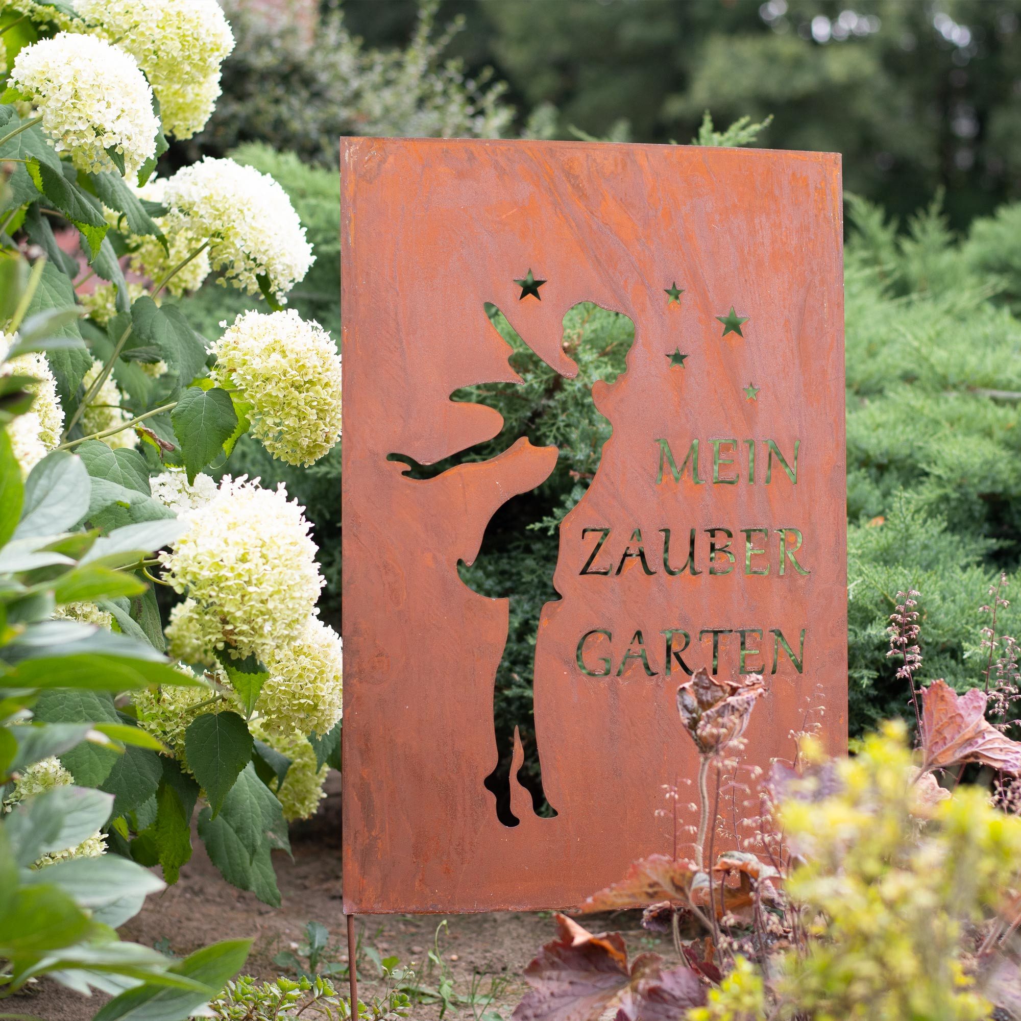 UNUS GARDEN Gartenstecker Roststecker Schild Zaubergarten (1-St) – Bild 3 von 4