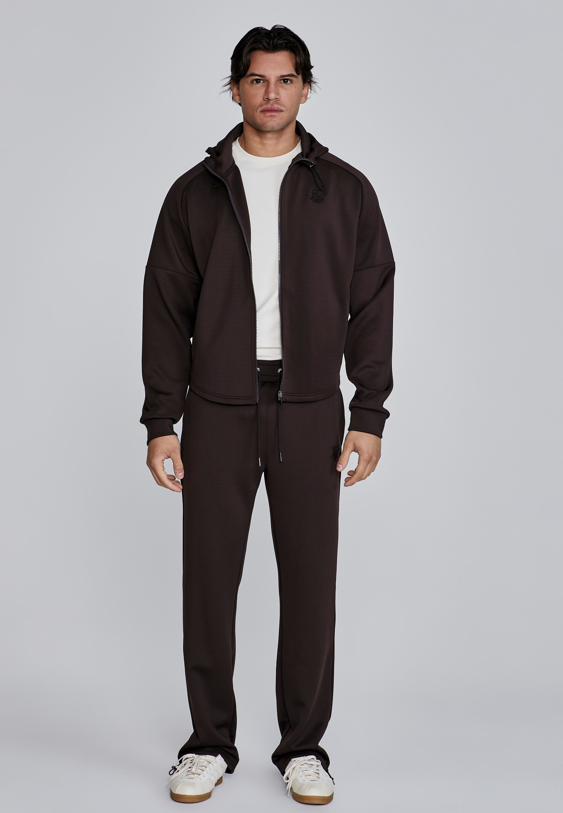 Siksilk Sweathose SikSilk Herren Braune Trainingshose günstig online kaufen