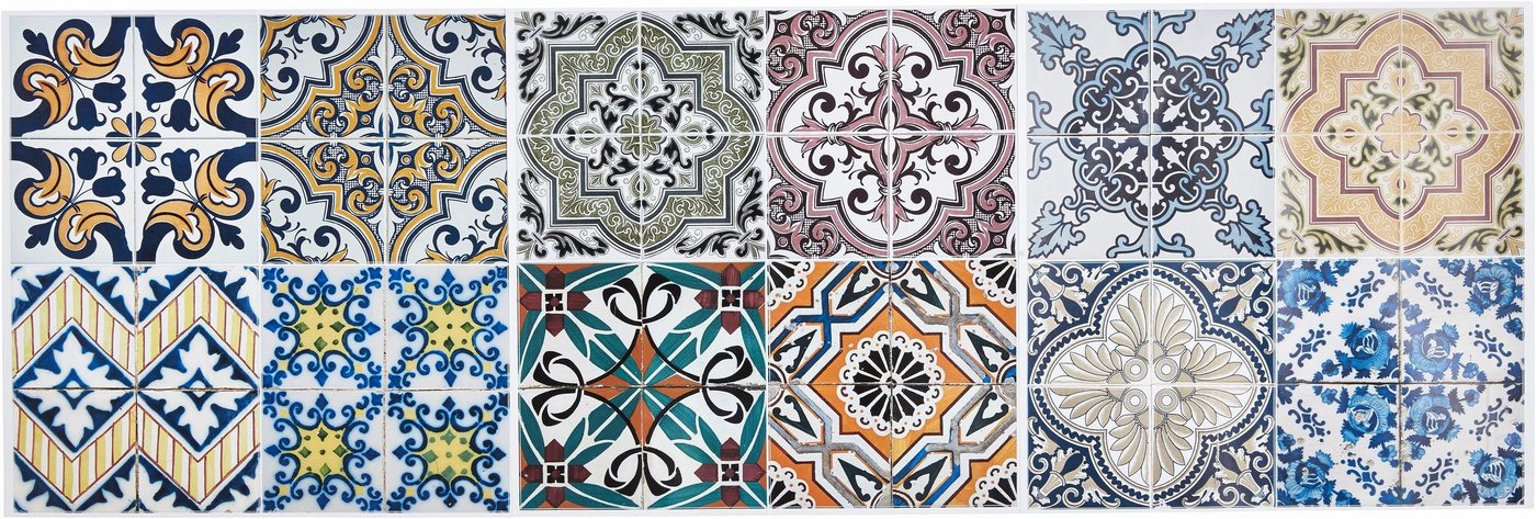 Thumbnail - Home affaire Fliesenaufkleber Ornamente (12 St), Stickerfliesen, selbstklebend, Sticker, 12er Set