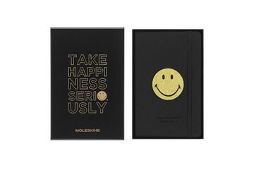 MOLESKINE Notizbuch, Sammlerbox - Smiley - Large/A5 - Fester Einband - Liniert - Smiley Logo
