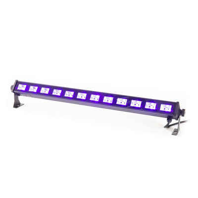 lightmaXX LED Scheinwerfer, Nano UV BAR LED, Schwarzlicht, 12x 3 Watt UV LEDs