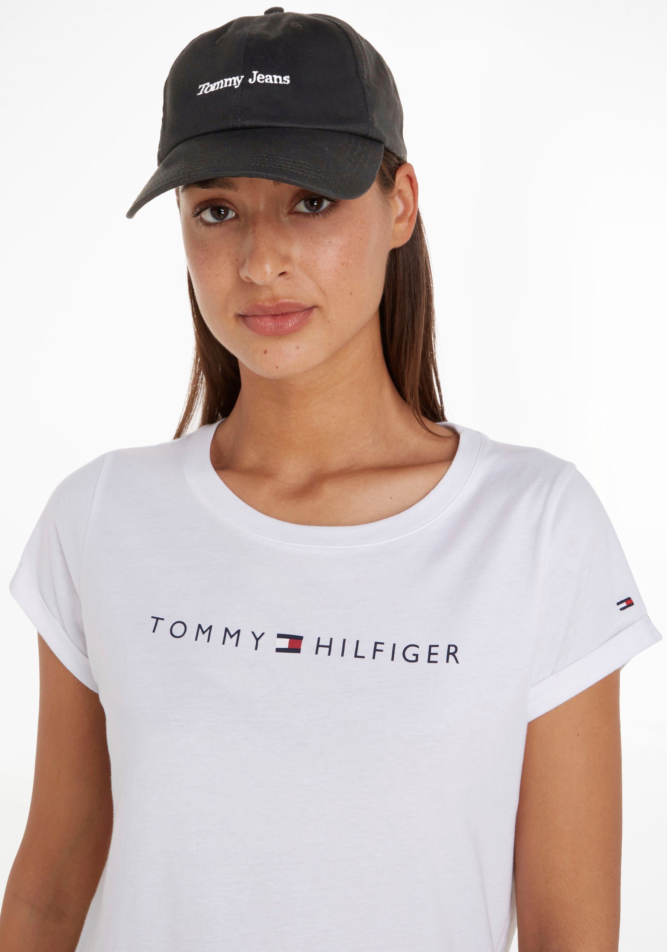 Tommy Jeans Baseball Cap TJW SPORT gesticktem Schriftzug CAP Tommy Hilfiger mit