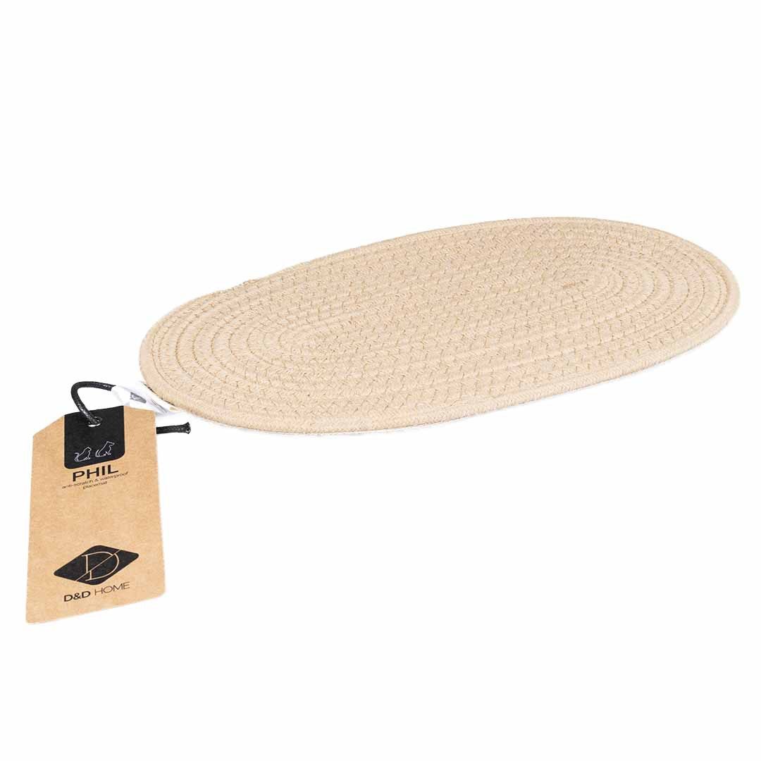 D&D Napfunterlage D&D Napfunterlage Phil - Beige Größe: 35 x 20 cm