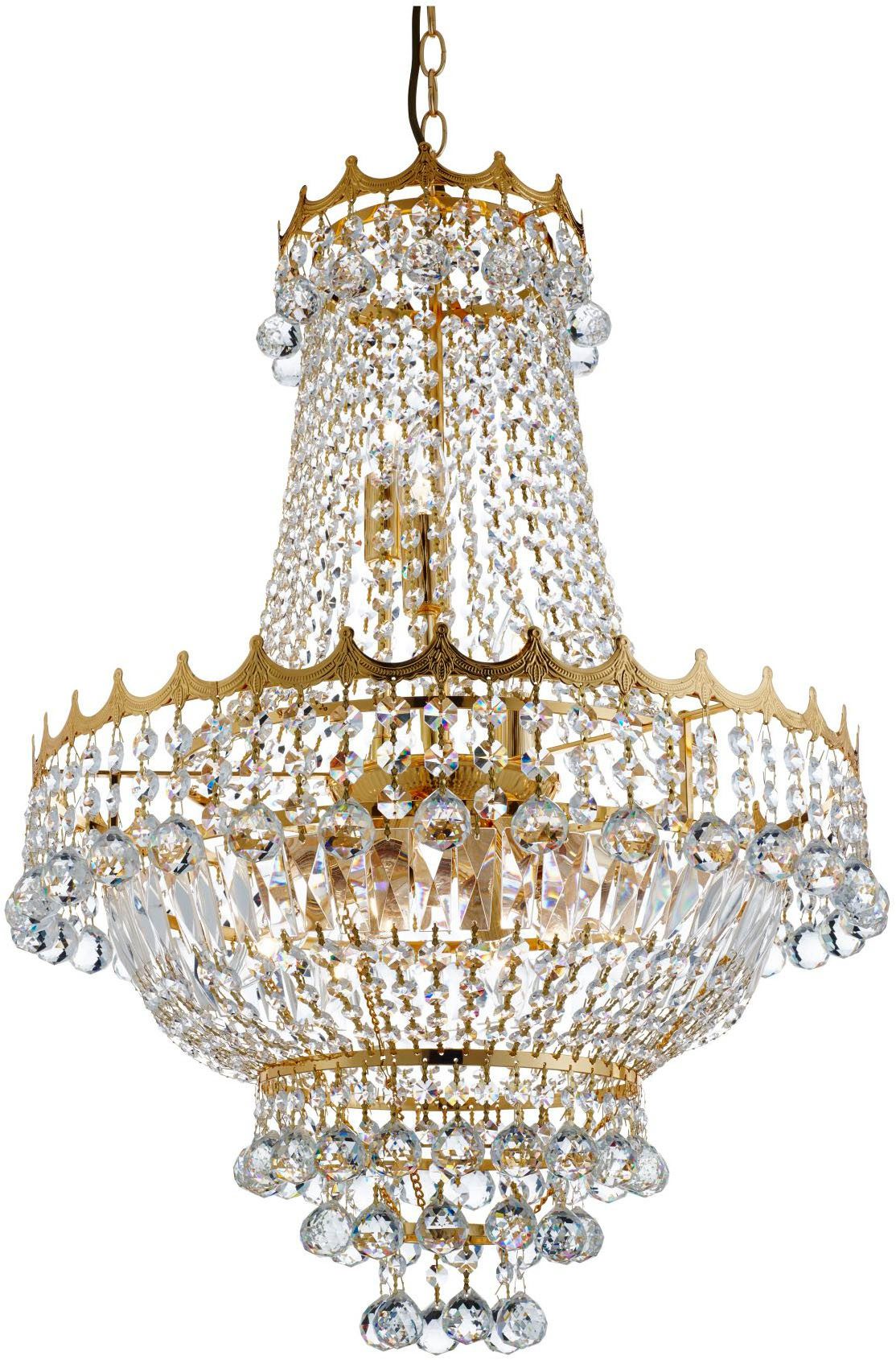 Searchlight Kronleuchter Hängeleuchte Versailles, 9-flammig, ohne Leuchtmittel, Glamourös