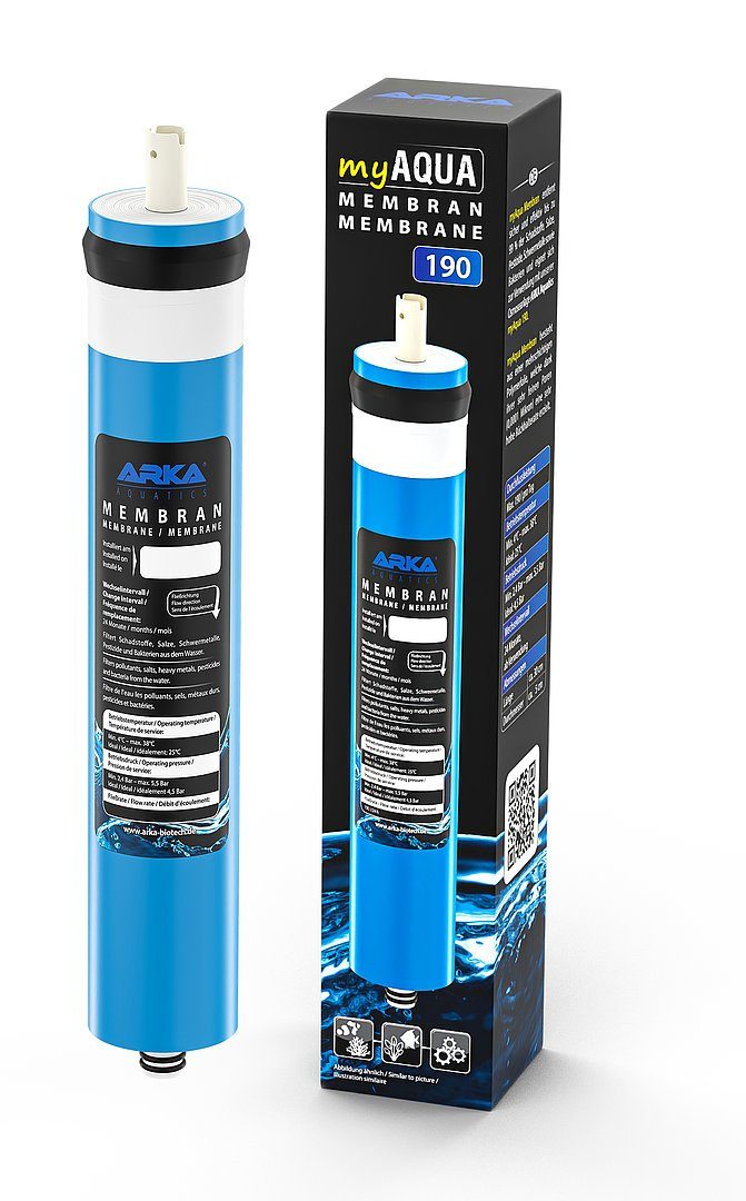 ARKA Biotechnologie GmbH Aquariumfilter ARKA Aquatics myAQUA Ersatz Membran 190 für Osmoseanlage