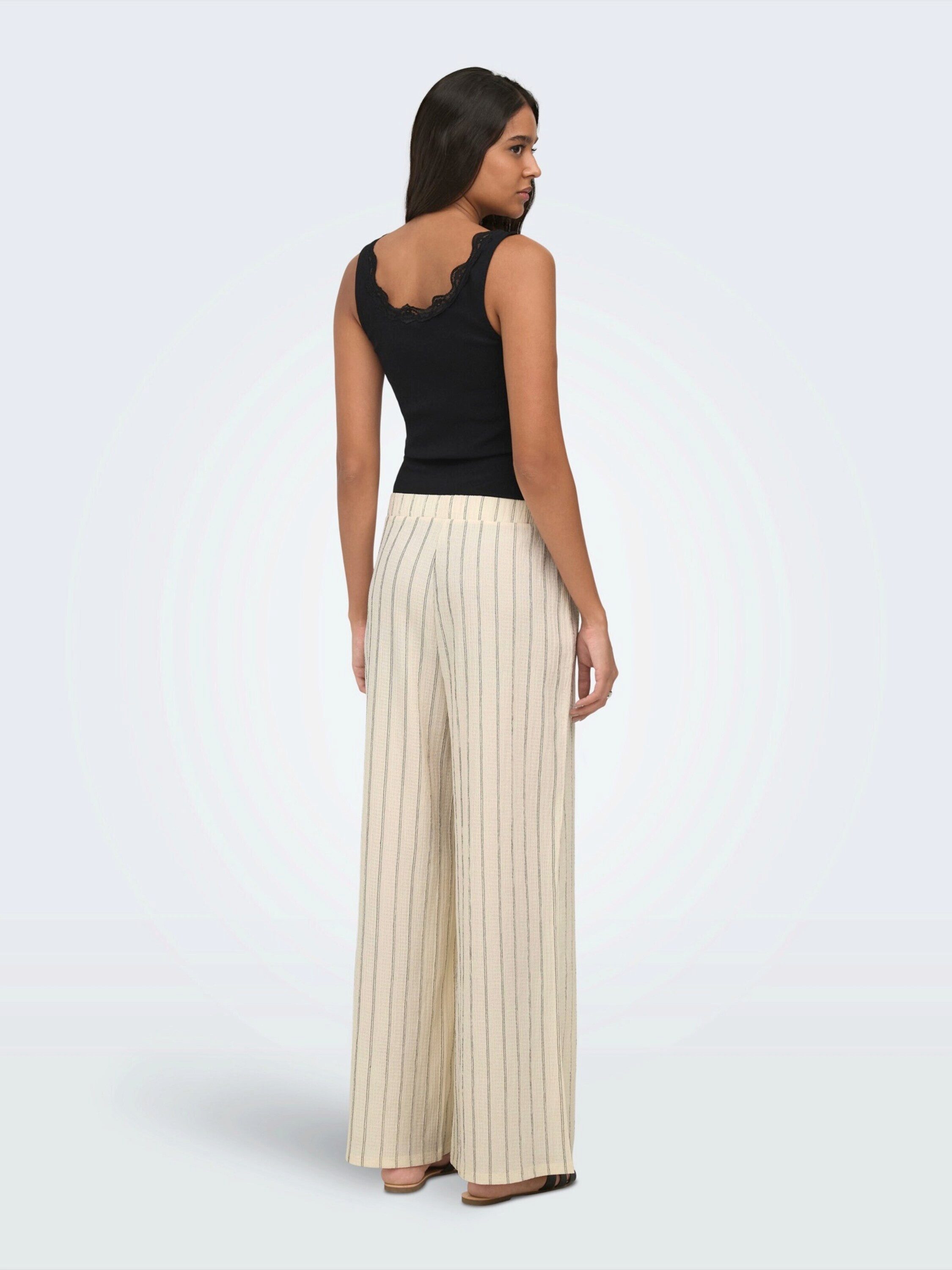 ONLY Bundfaltenhose ONLMIKA (1-tlg) Drapiert/gerafft