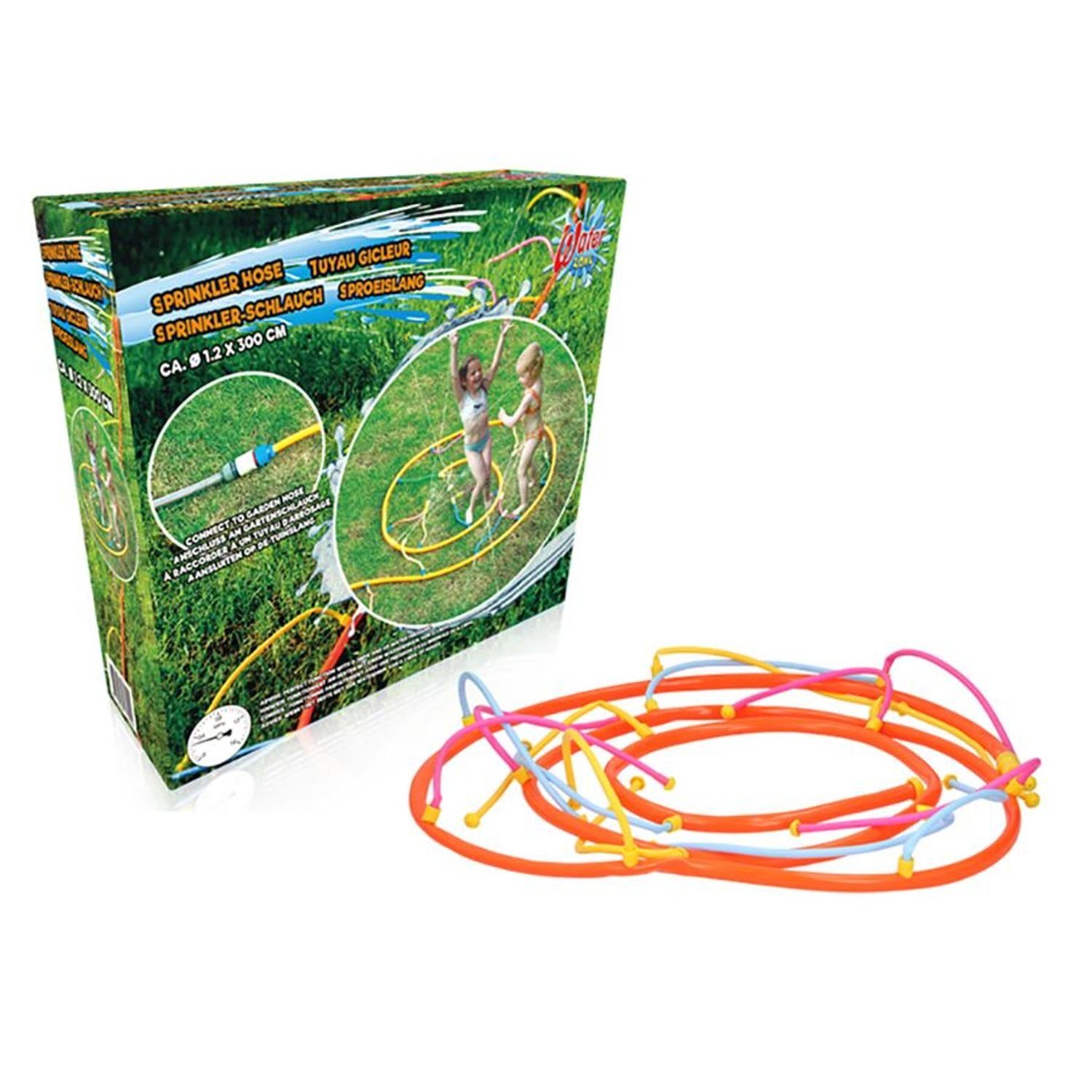 Regner Schlauch-Wassersprinkler Wasserspiel Rasensprenger Gartenschlauch