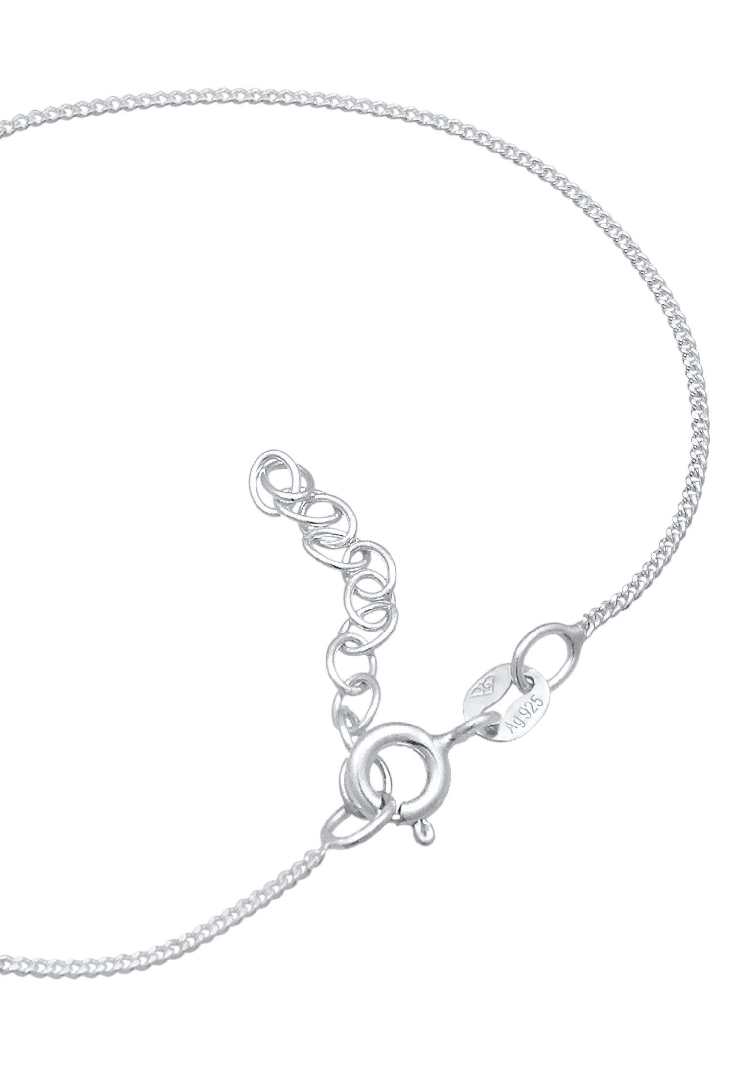 Elli Armband Herz Romantik Weiß 925 Sterling Silber, mit Kristallen von Swarovski® (kein Set, 1-tlg), Herz