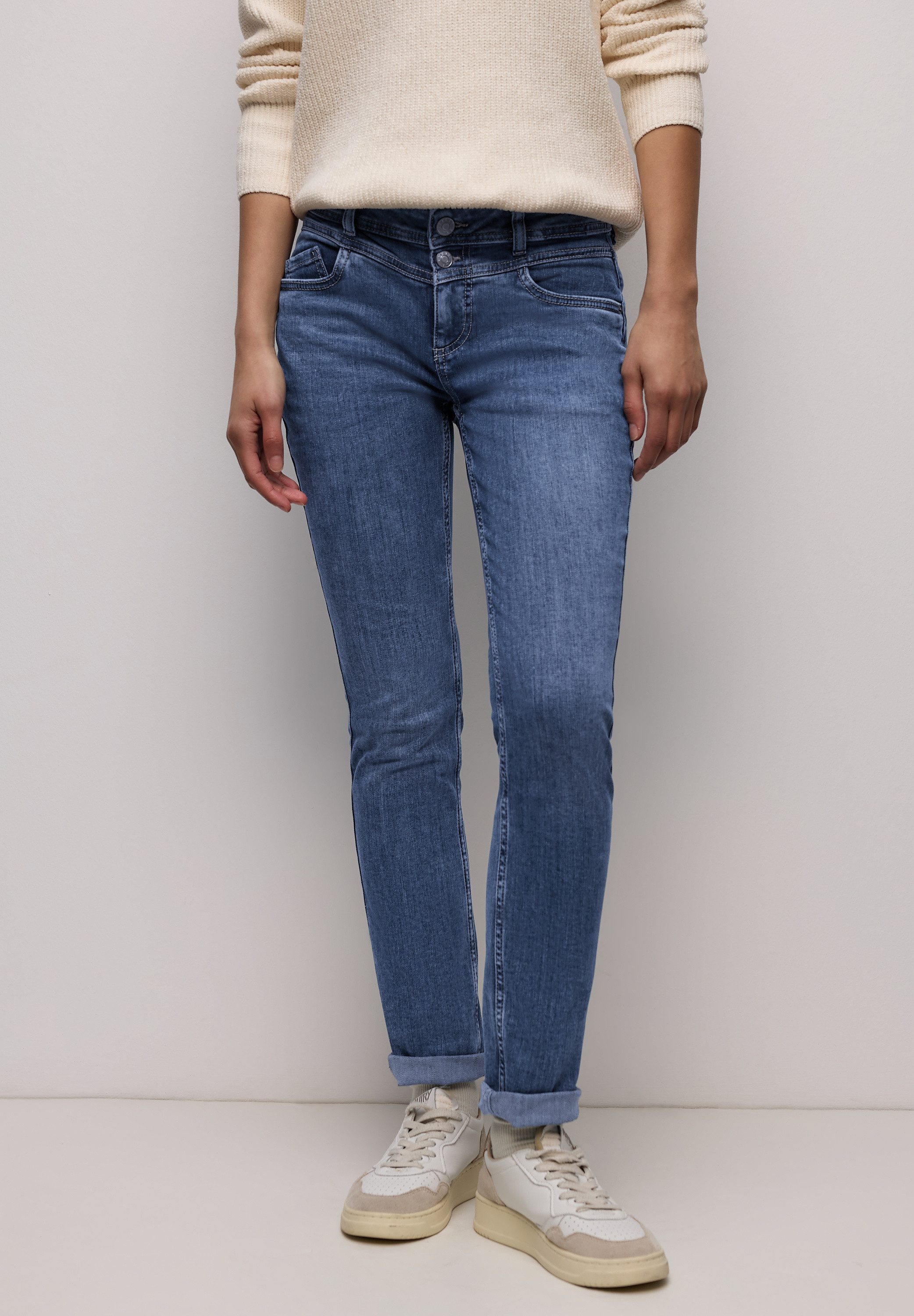 STREET ONE Slim-fit-Jeans 5-Pocket-Style günstig online kaufen