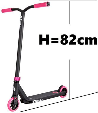 Chilli Stuntscooter Chilli Pro Base Stunt-scooter H=82cm schwarz / pink