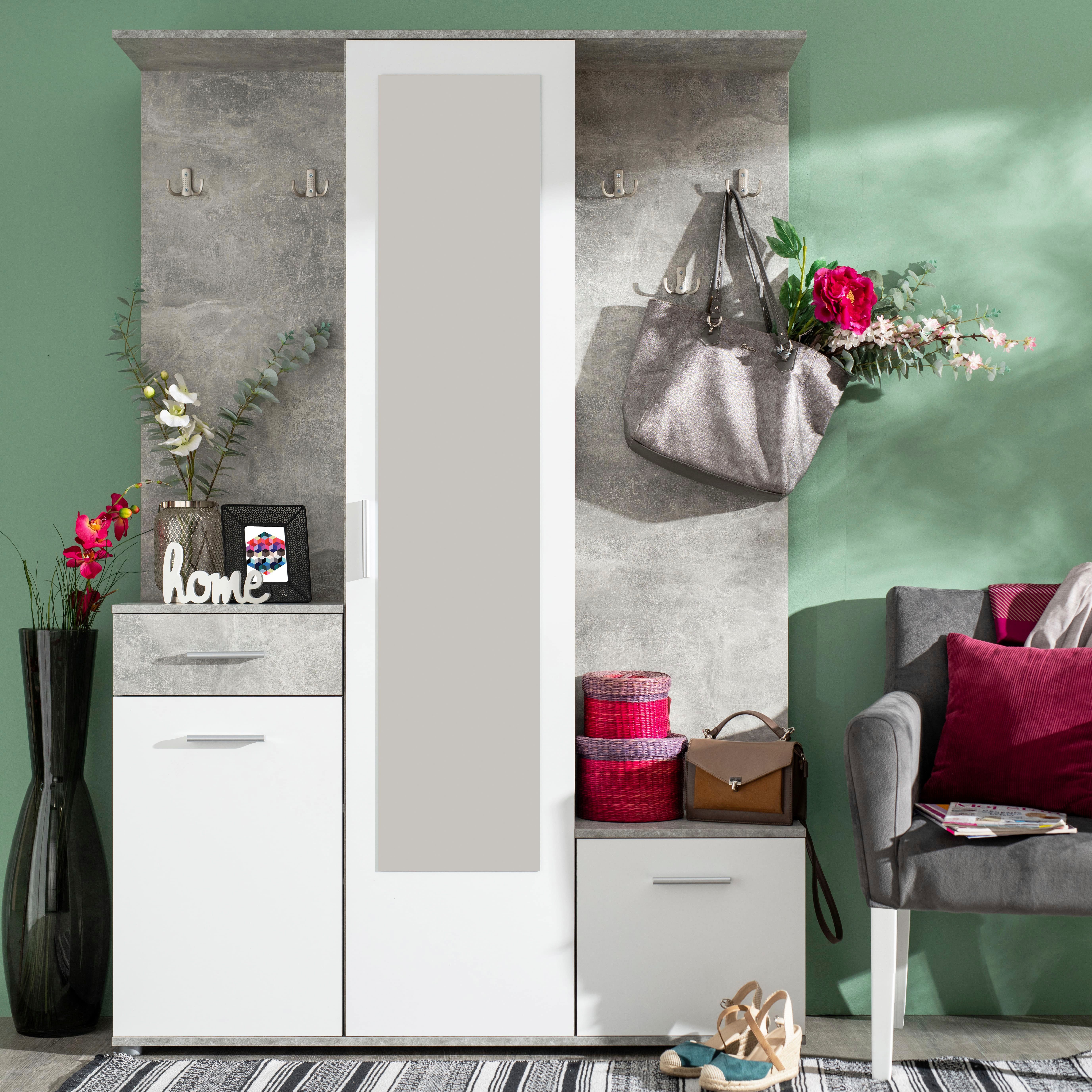 INOSIGN Kompaktgarderobe "Martin Flurgarderobe, Dielenschrank, Flurmöbel, B günstig online kaufen