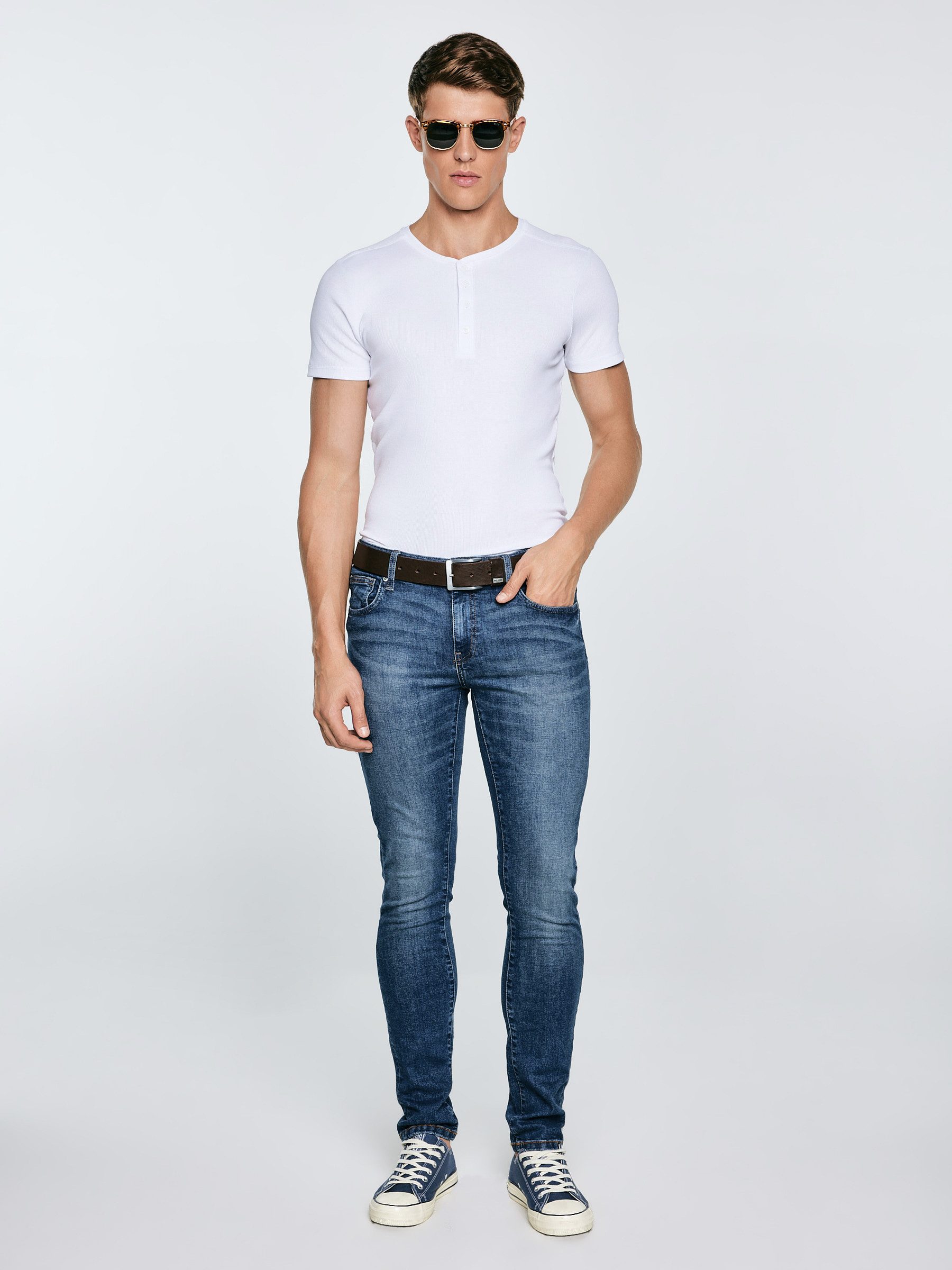 BIG STAR Skinny-fit-Jeans NADER niedrige Leibhöhe