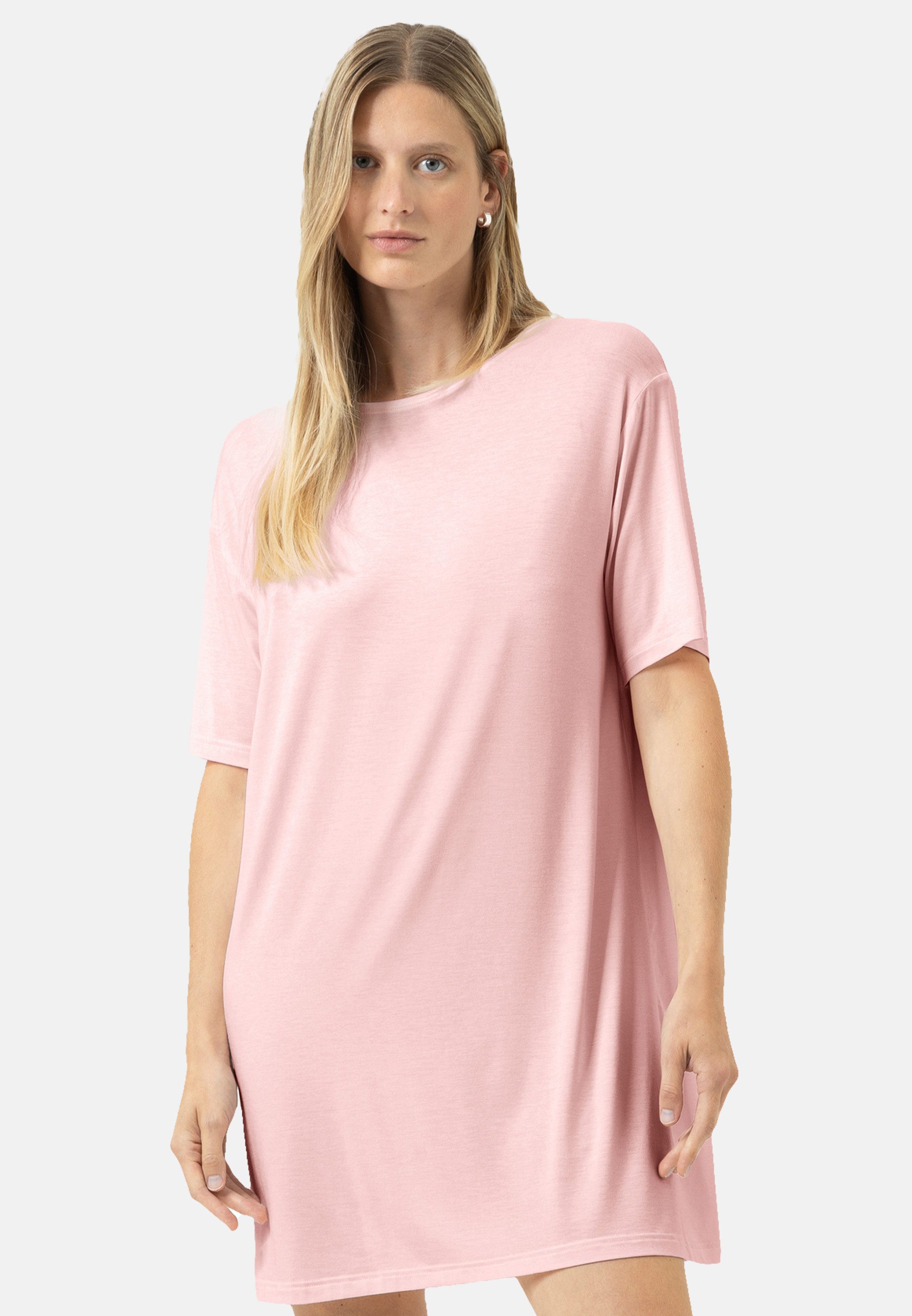 Mey Nachthemd Pure Chic (1-tlg) Nachthemd - Atmungsaktiv - Luxuriöser Glanz und edler Look, 84 cm lang