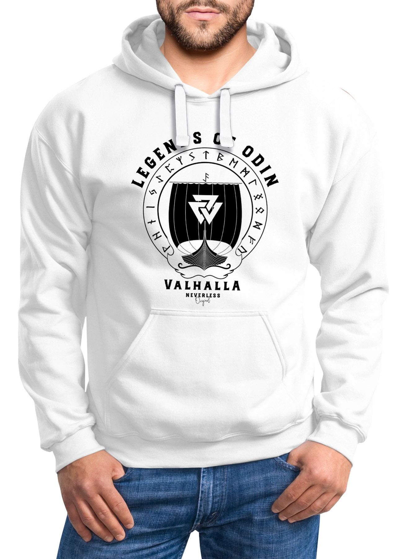 Neverless Hoodie Hoodie Herren Print Legends günstig online kaufen
