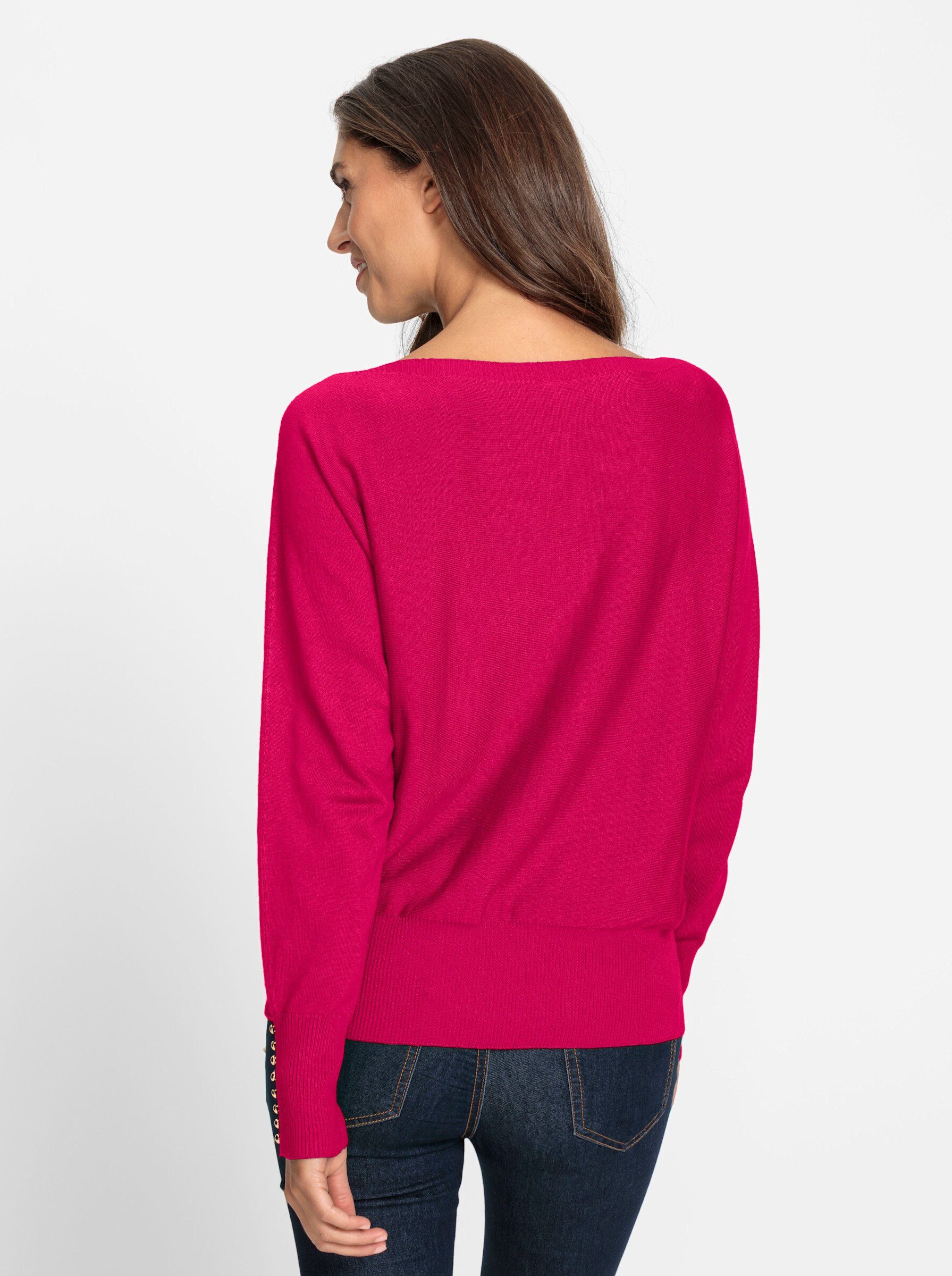 heine Strickpullover pink