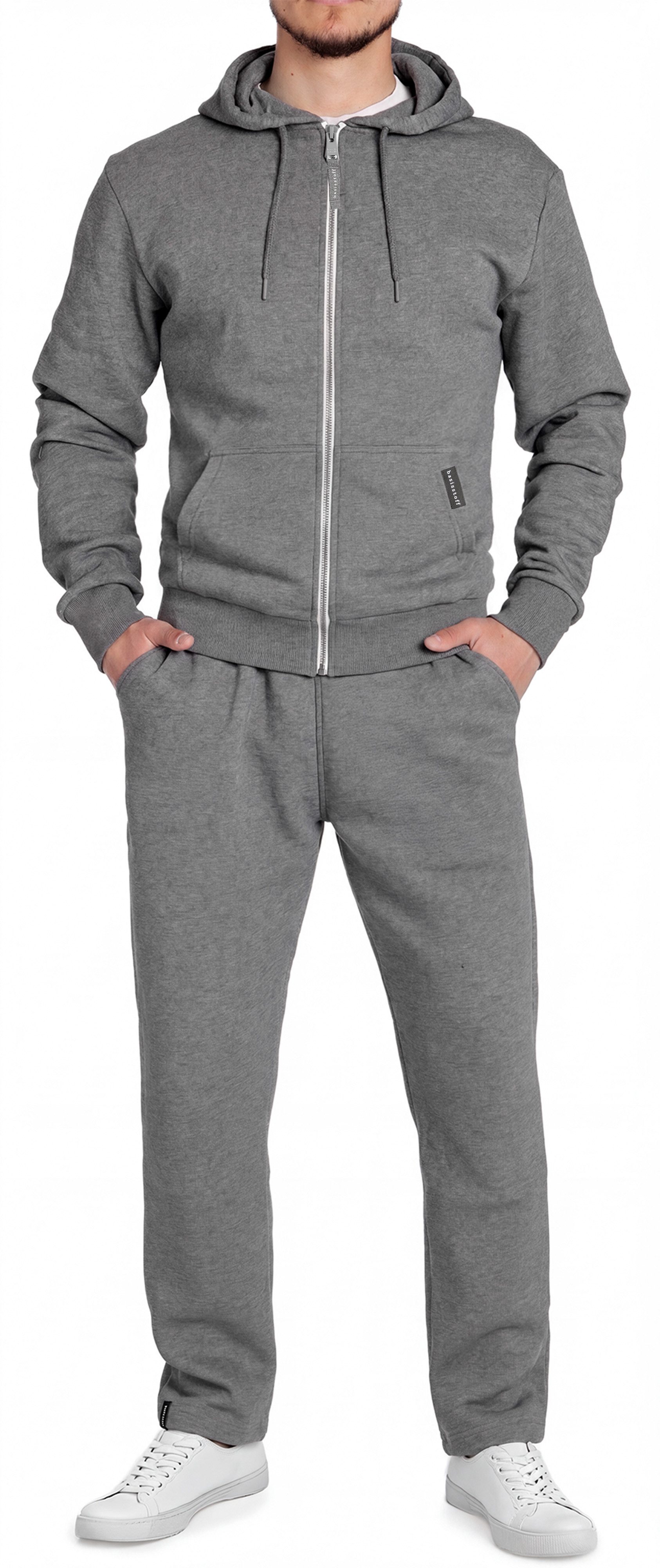 Basisstoff Trainingsanzug Goforest Herren Jogging Anzug für Männer Trainingsanzug Hausanzug