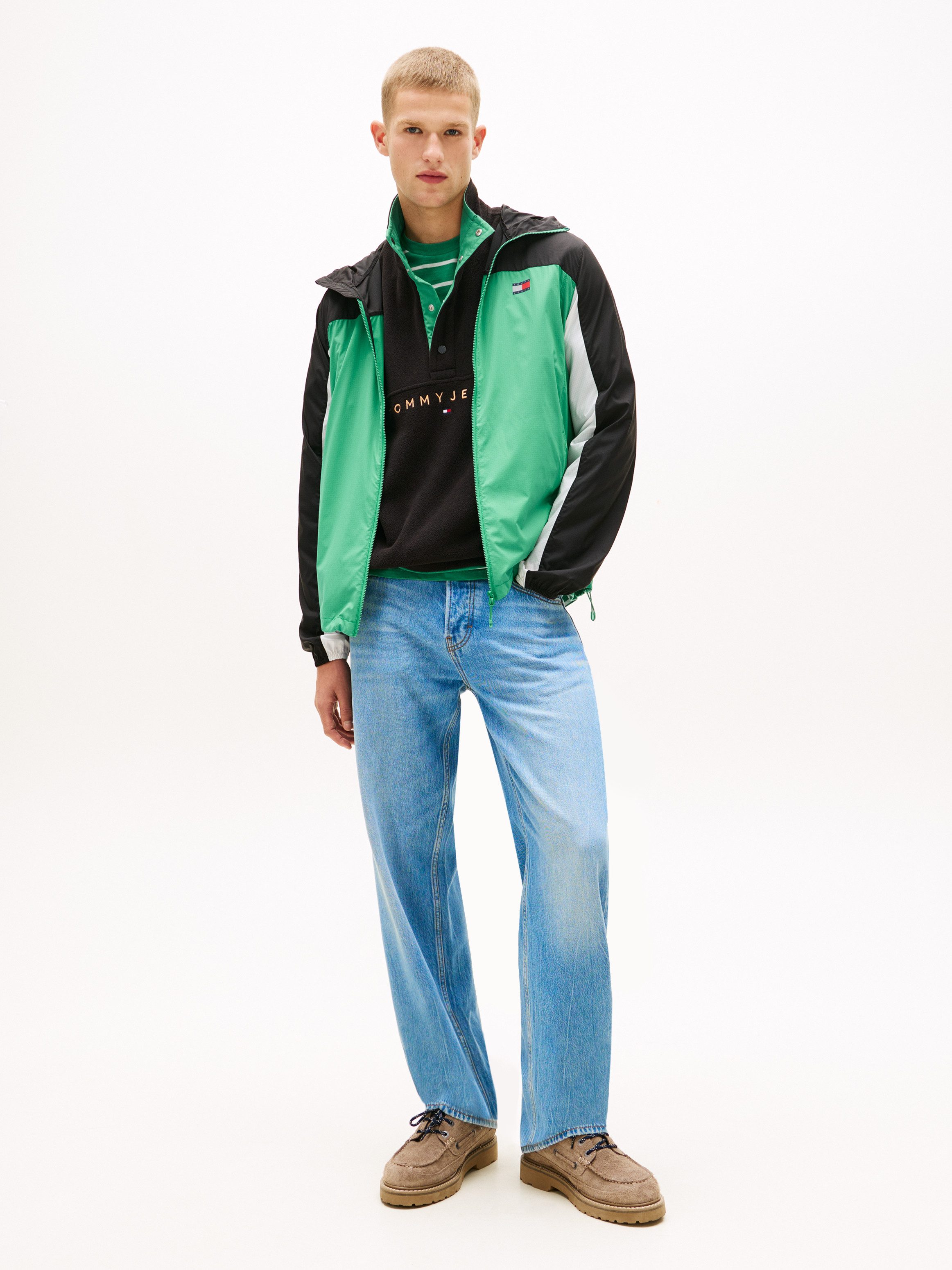 Tommy Jeans Outdoorjacke TJM OUTDOOR SHELL Windsheeter Windjacke Packable Fahrradjacke Regular fit mit Kapuze
