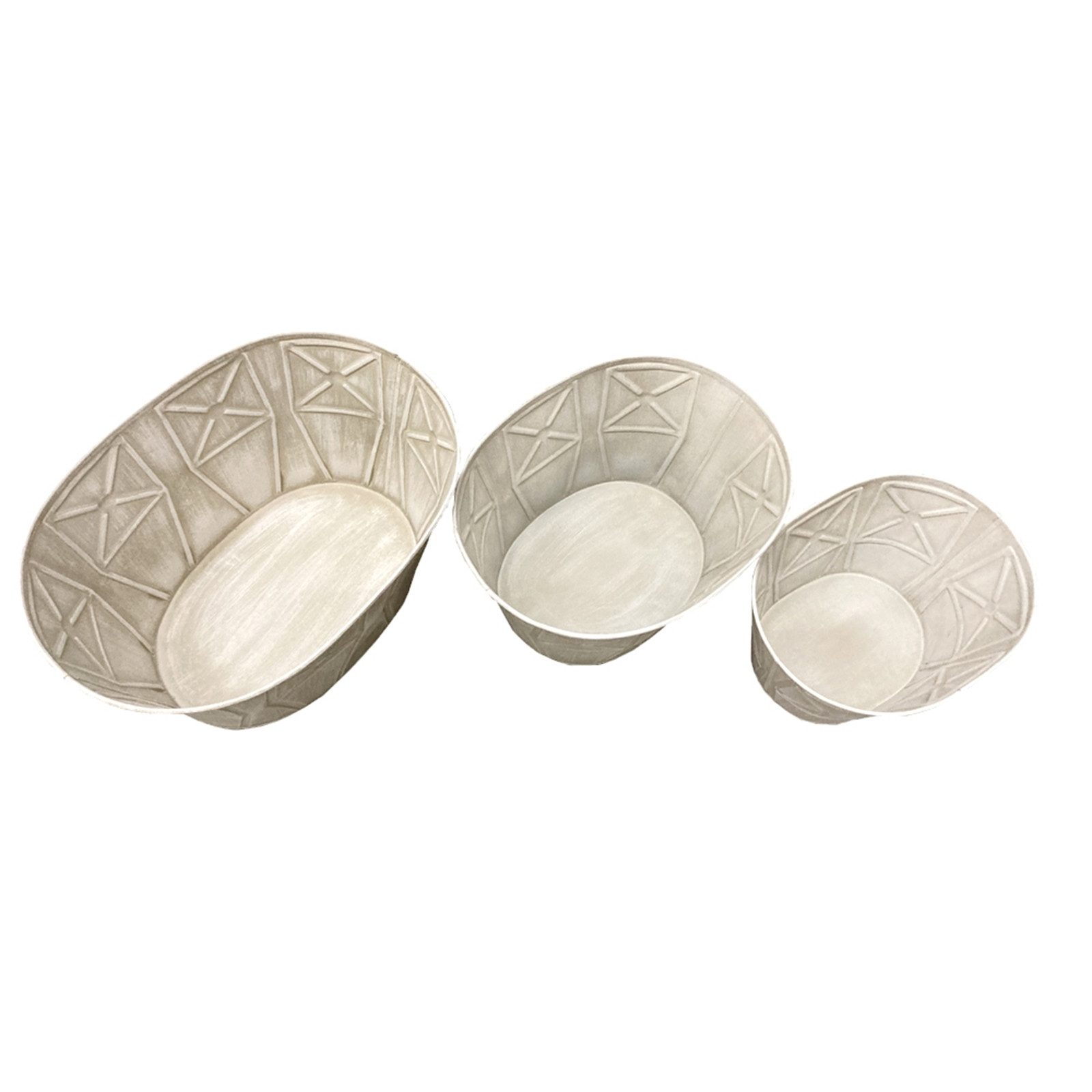 HTI-Living Pflanzkübel Pflanzgefäße 3er Set Metall günstig online kaufen