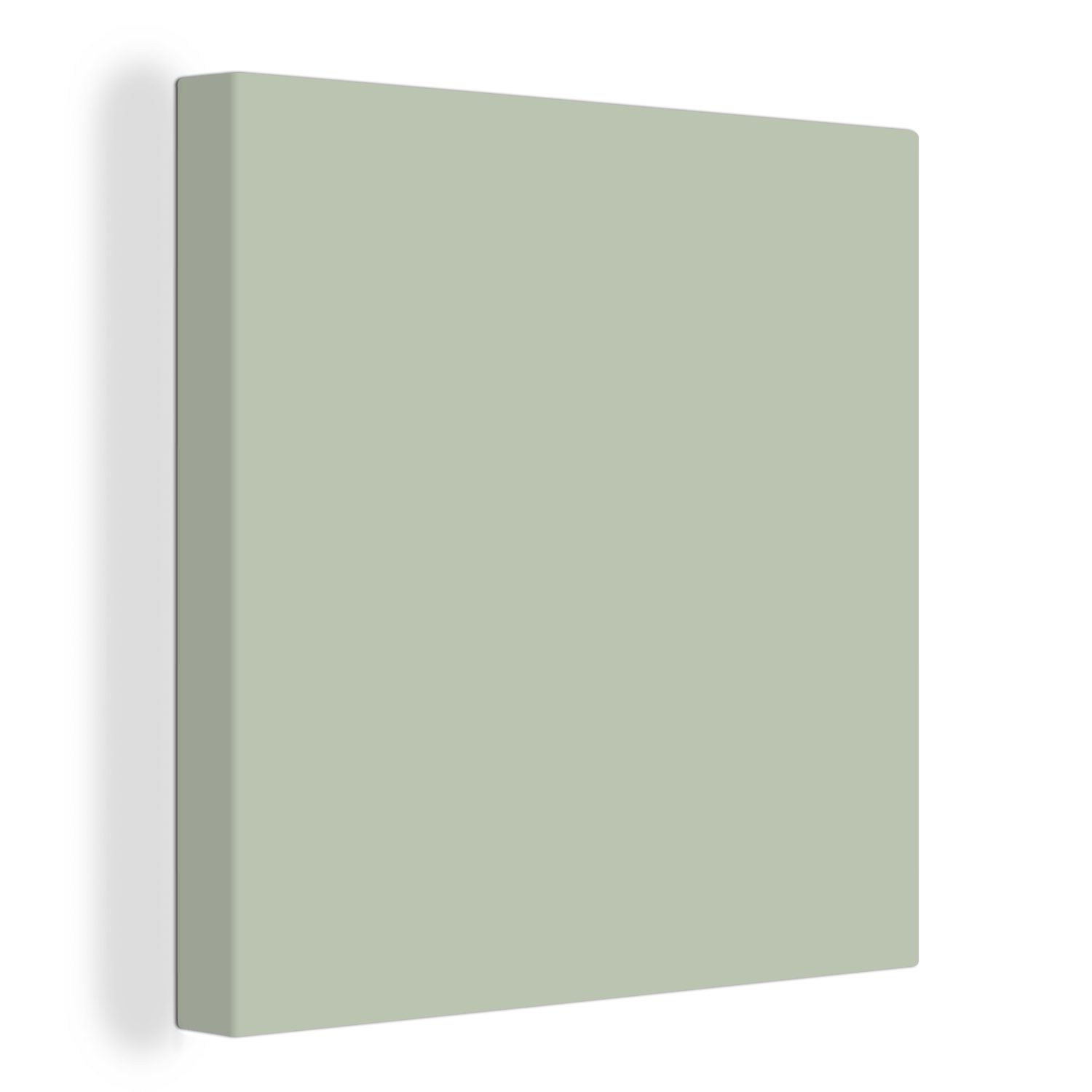 OneMillionCanvasses® Leinwandbild Farbe - Mintgrün - Innenausstattung, (1 St), Leinwand Bilder für Wohnzimmer Schlafzimmer bunt