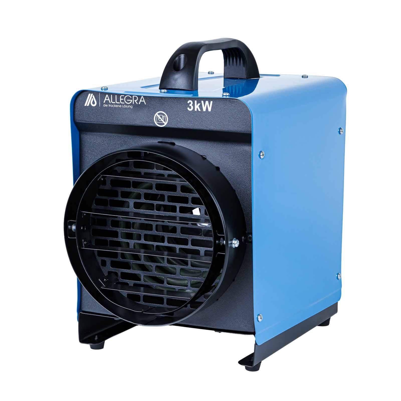 ALLEGRA Heizlüfter Heizlüfter AB-H30 - 3,0 kW - 230 V, Verdeckte Bedienelemente