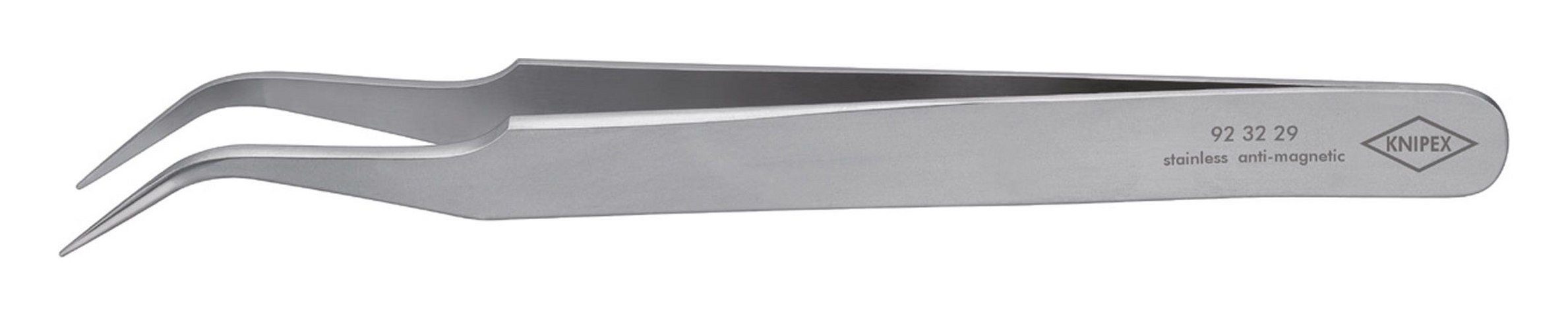 Knipex Pinzette, Präzisions Sichelform 120 mm rostfrei