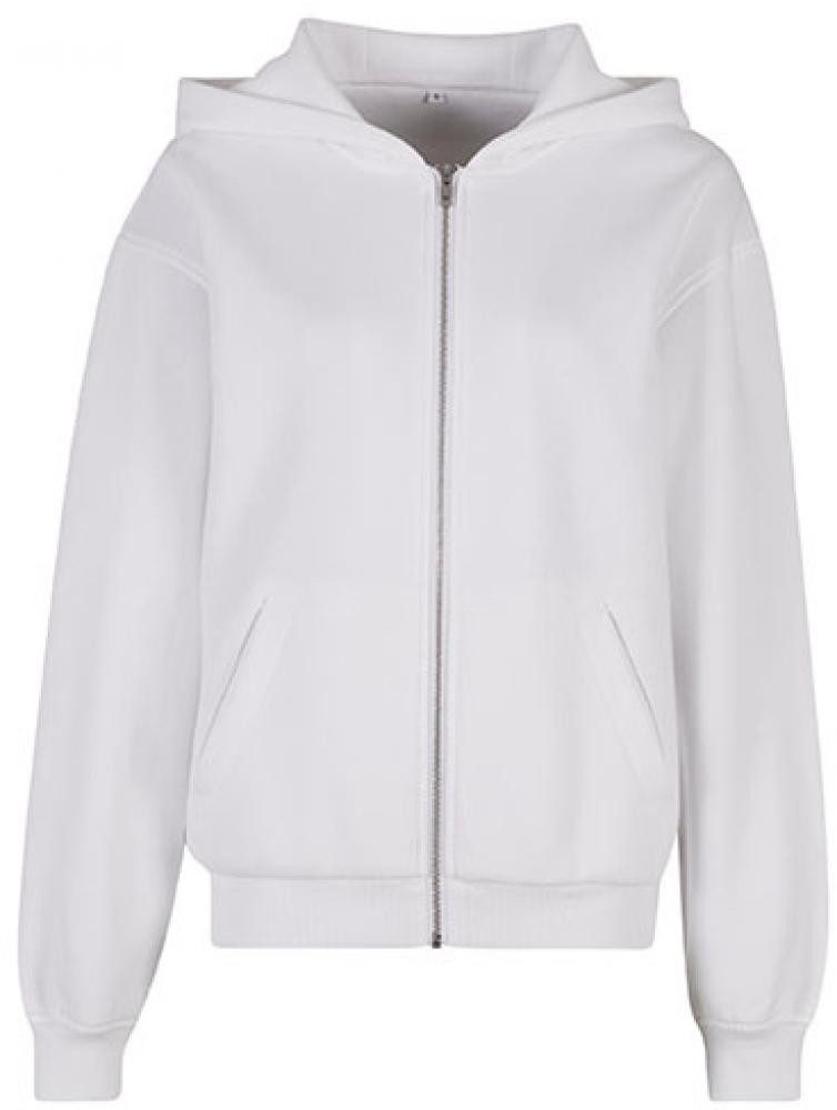 Kapuzensweatjacke Damen Loose Fit Zip Hoody