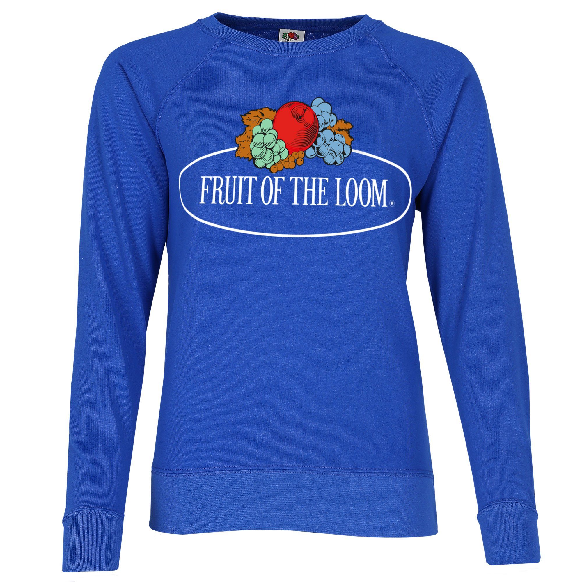 Sweatshirt Sweatshirt Vintage-Logo royal the Fruit leichtes of Loom mit Damen