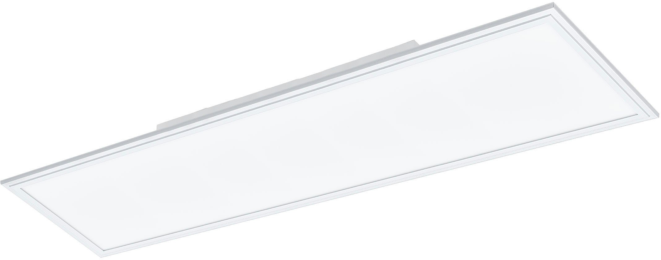 EGLO Deckenleuchte SALOBRENA-Z, Bluetooth, CCT - über Fernbedienung, Dimmfunktion, Farbsteuerung, Farbwechsel, Memoryfunktion, Nachtlichtfunktion, Smart Home, Weckerfunktion, dimmbar über Fernbedienung, mehrere Helligkeitsstufen, LED fest integriert, warmweiß - kaltweiß, Disco-Modus, App/Sprachsteuerung Alexa,120x30x5cm, exkl. Fernbedienung
