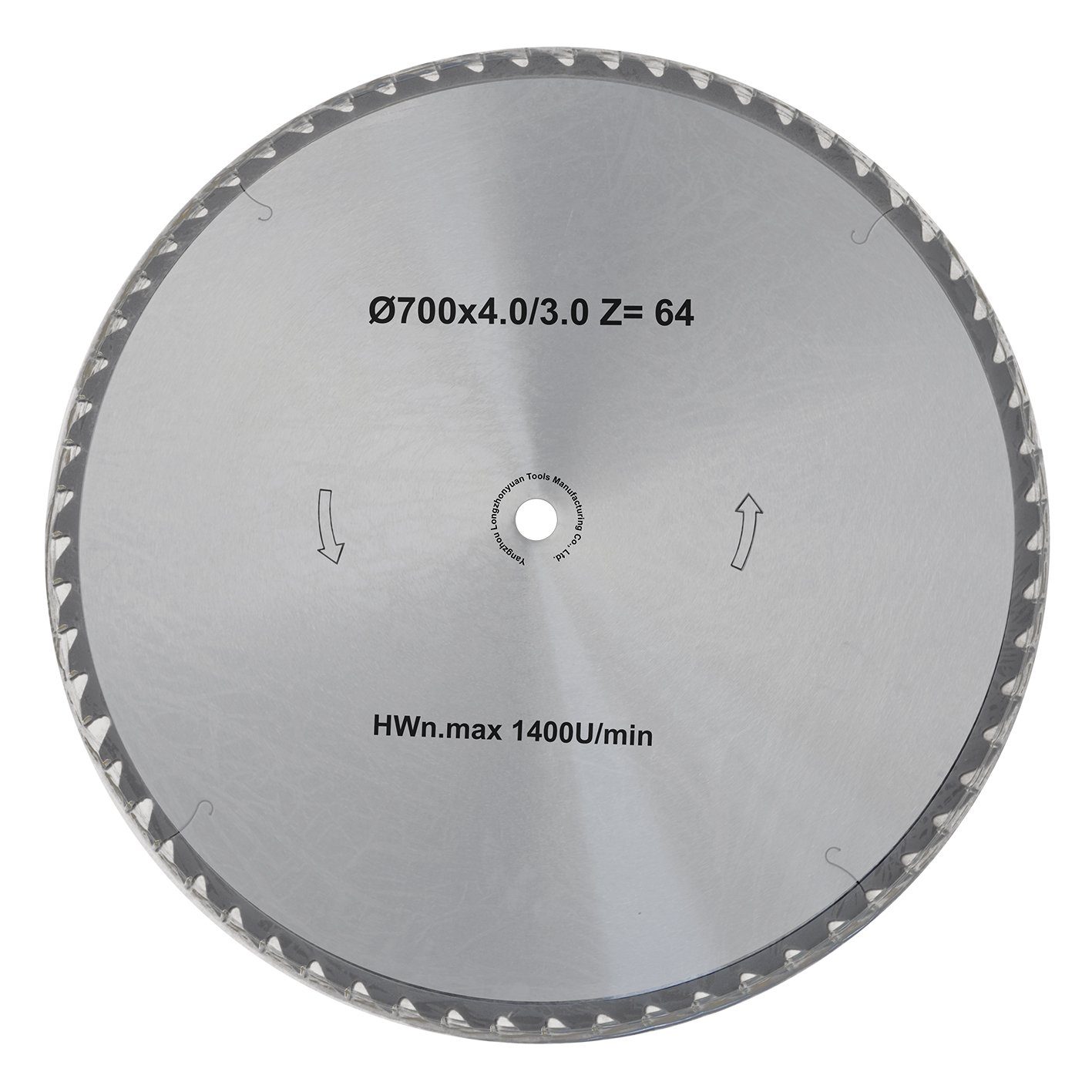 BAMATO Kreissägeblatt 700 mm 64 HM-Zähne Sägeblatt für Wippsäge / Wippkreissäge (1-St)