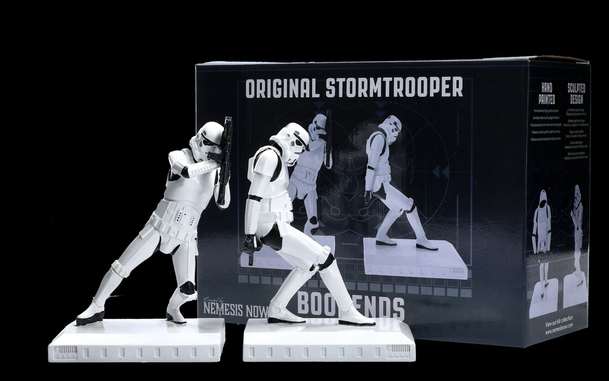 Figuren Shop GmbH Buchstütze Buchstützen - Stormtrooper - Dekoration Merchandise (2 St)