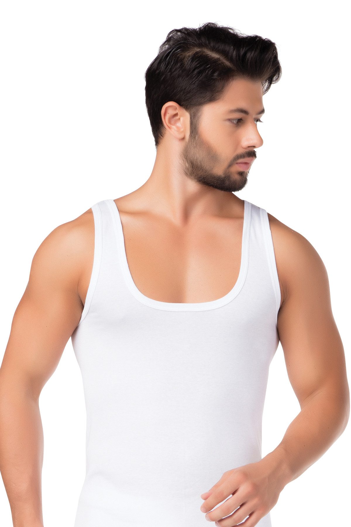 DDOnlineShop Unterhemd 8er Sparset Tank-Top für Herren, 100% Baumwolle (Spa günstig online kaufen