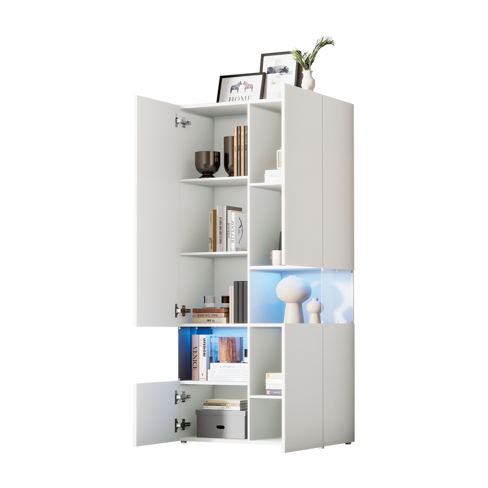 OKWISH Bücherregal Bücherregal Moderne Vitrine, Moderne günstig online kaufen
