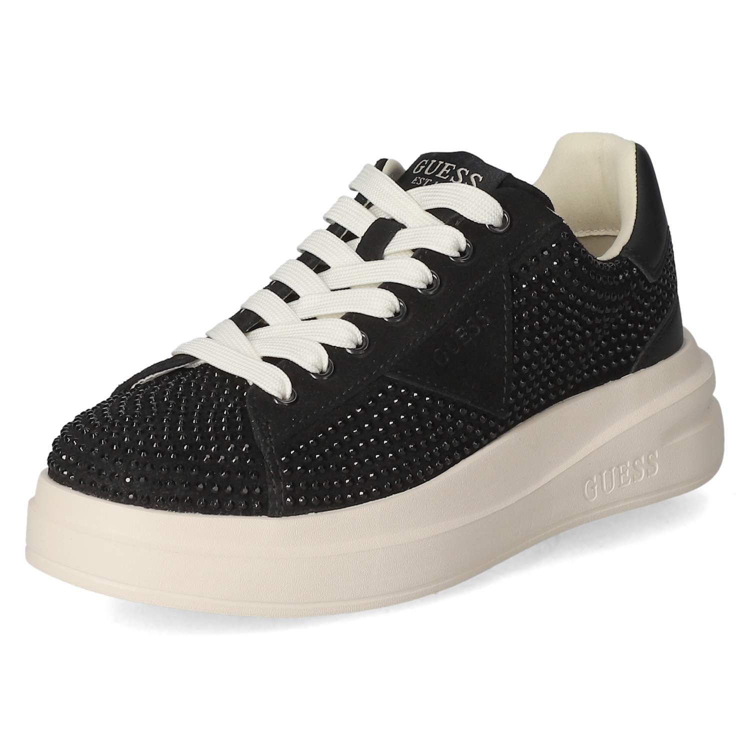 Guess FLPELBSUE12BLACK Schnürschuh günstig online kaufen