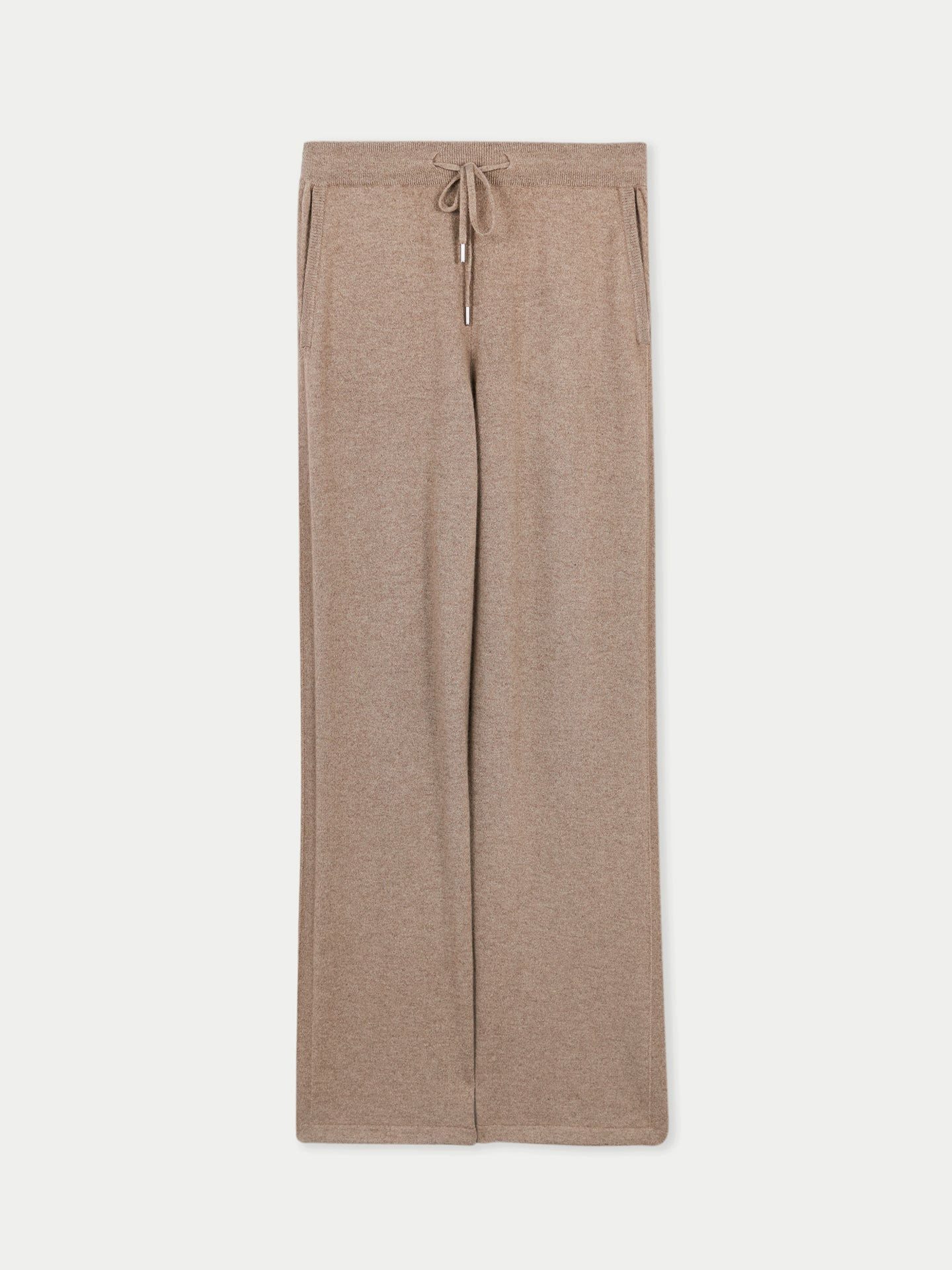 GOBI Cashmere Jogger Pants Naturfarbe Gerade Jogginghose aus Kaschmir