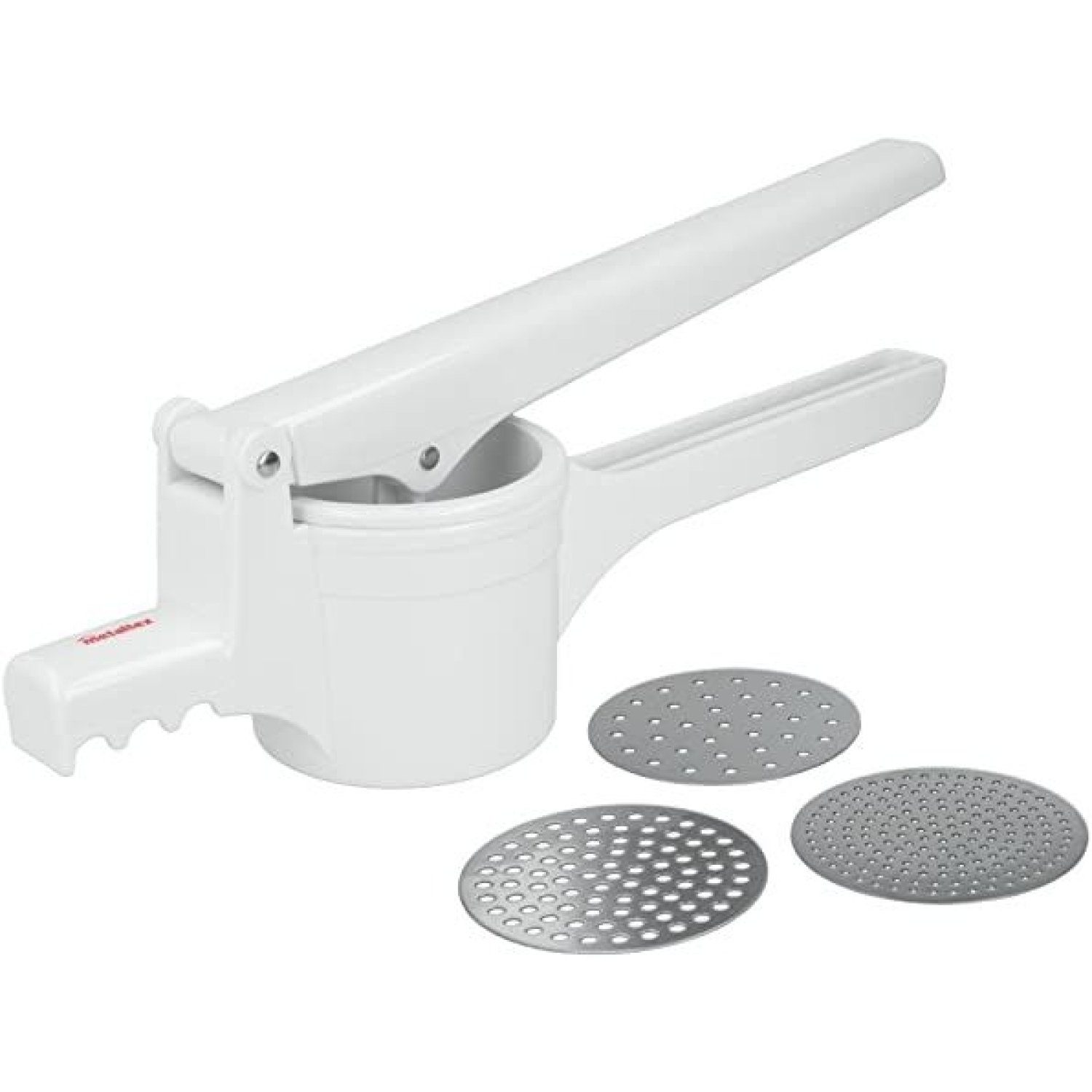 Metaltex Kartoffelpresse Metaltex Pressy Kartoffel- und Spätzlepresse inkl. 3 Aufsätze, Kunststoff